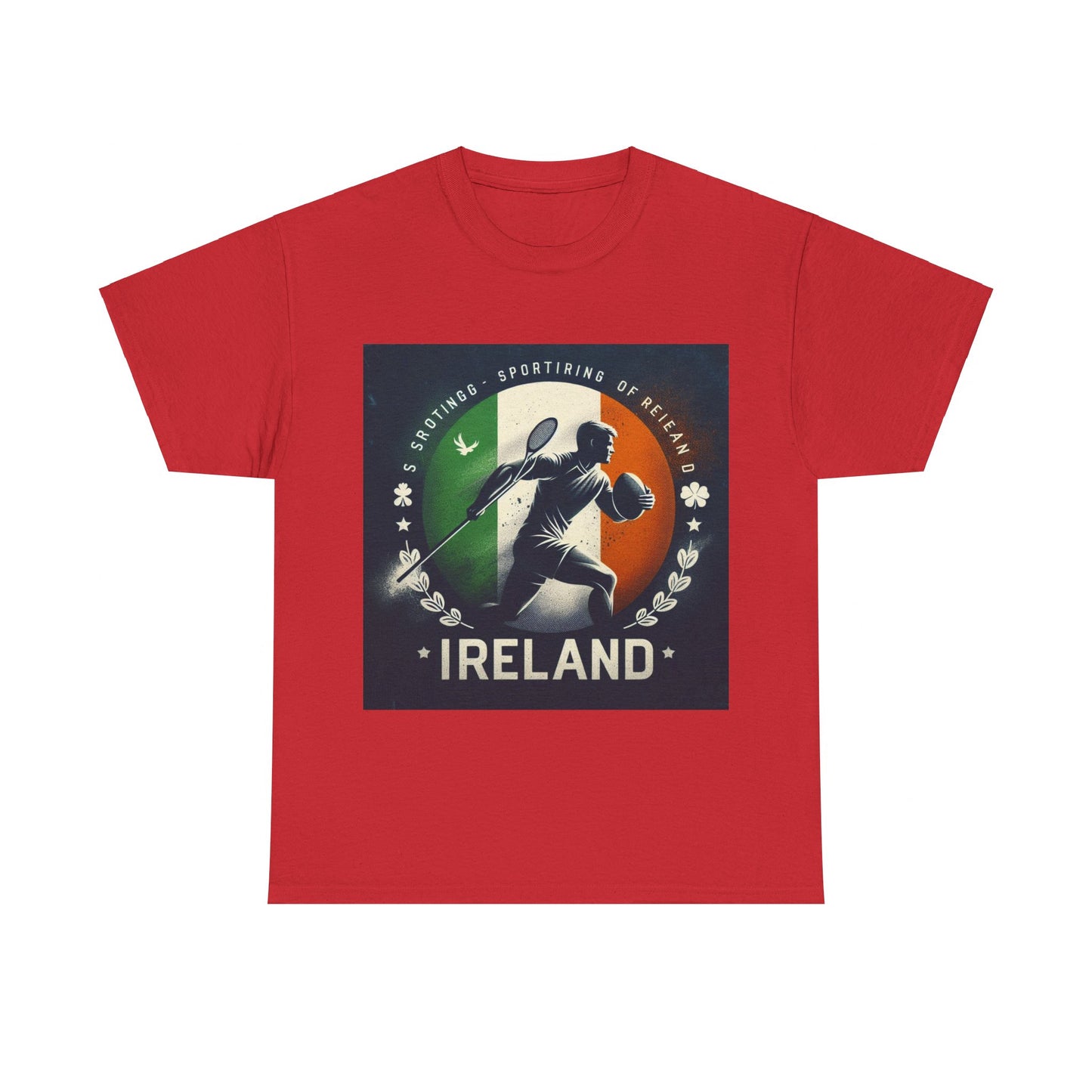 Flag Village Ireland Sporting Flag T-SHIRT Heavy Cotton Tee IRL0003