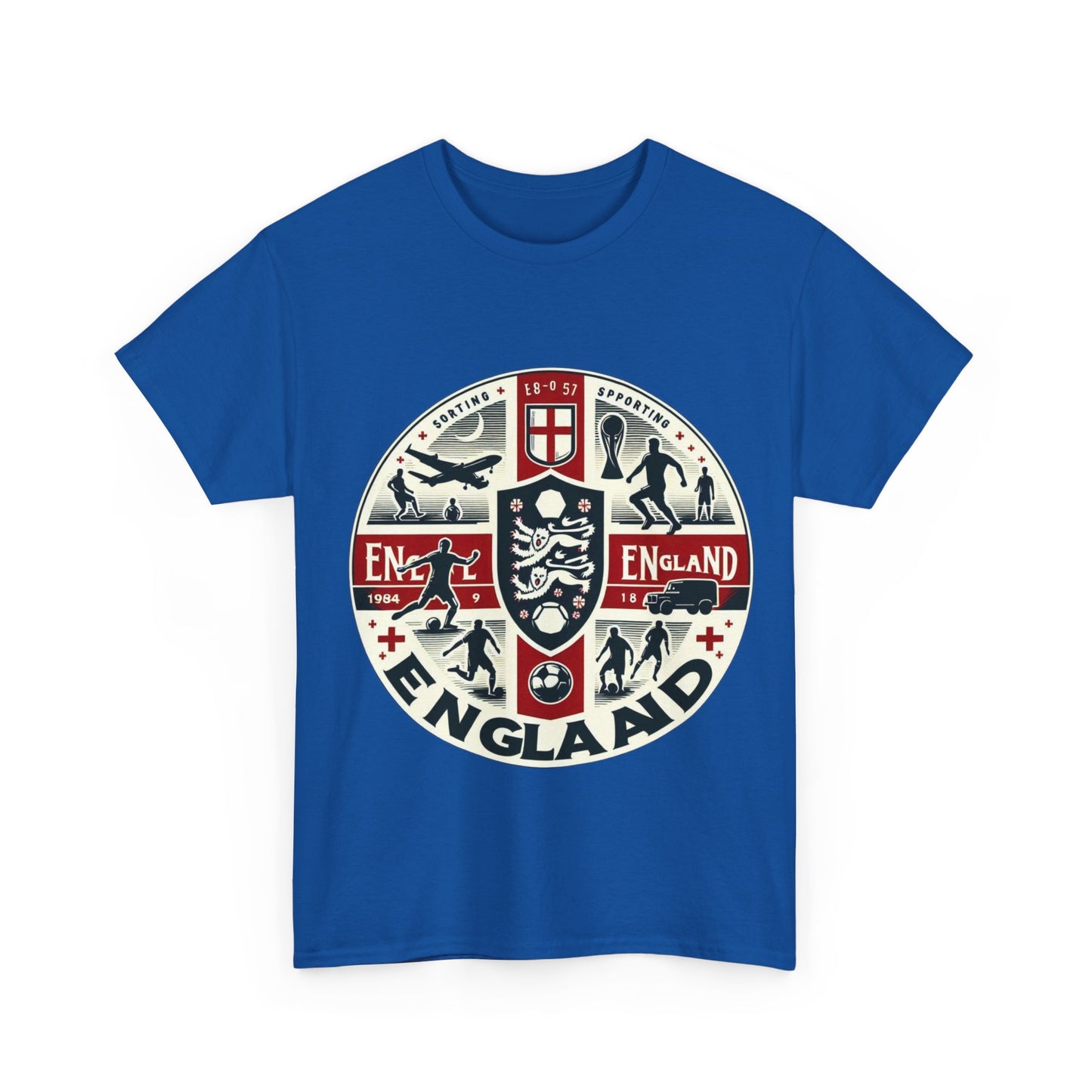 Flag Village England Sporting Flag T-SHIRT Heavy Cotton Tee GBR0006