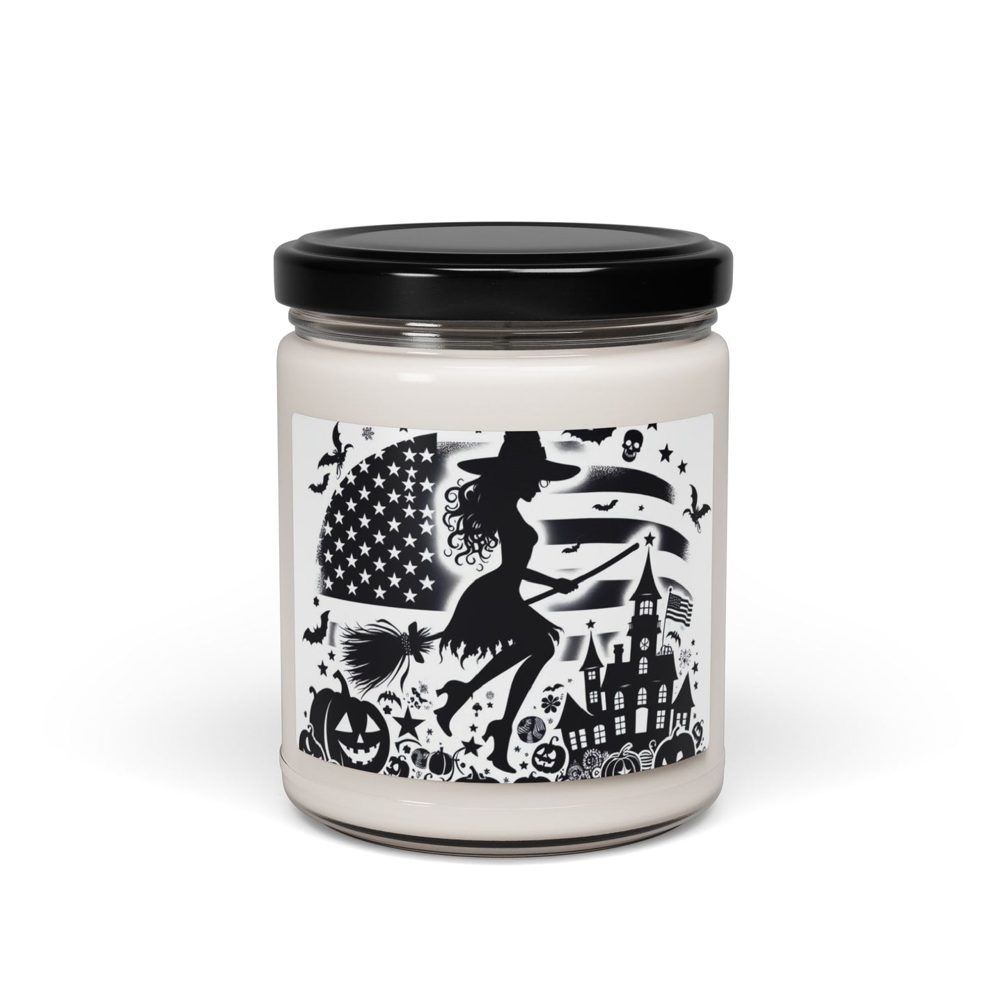 Flag Village Halloween Pretty Witch Scented Soy Candle, 9oz HW0031