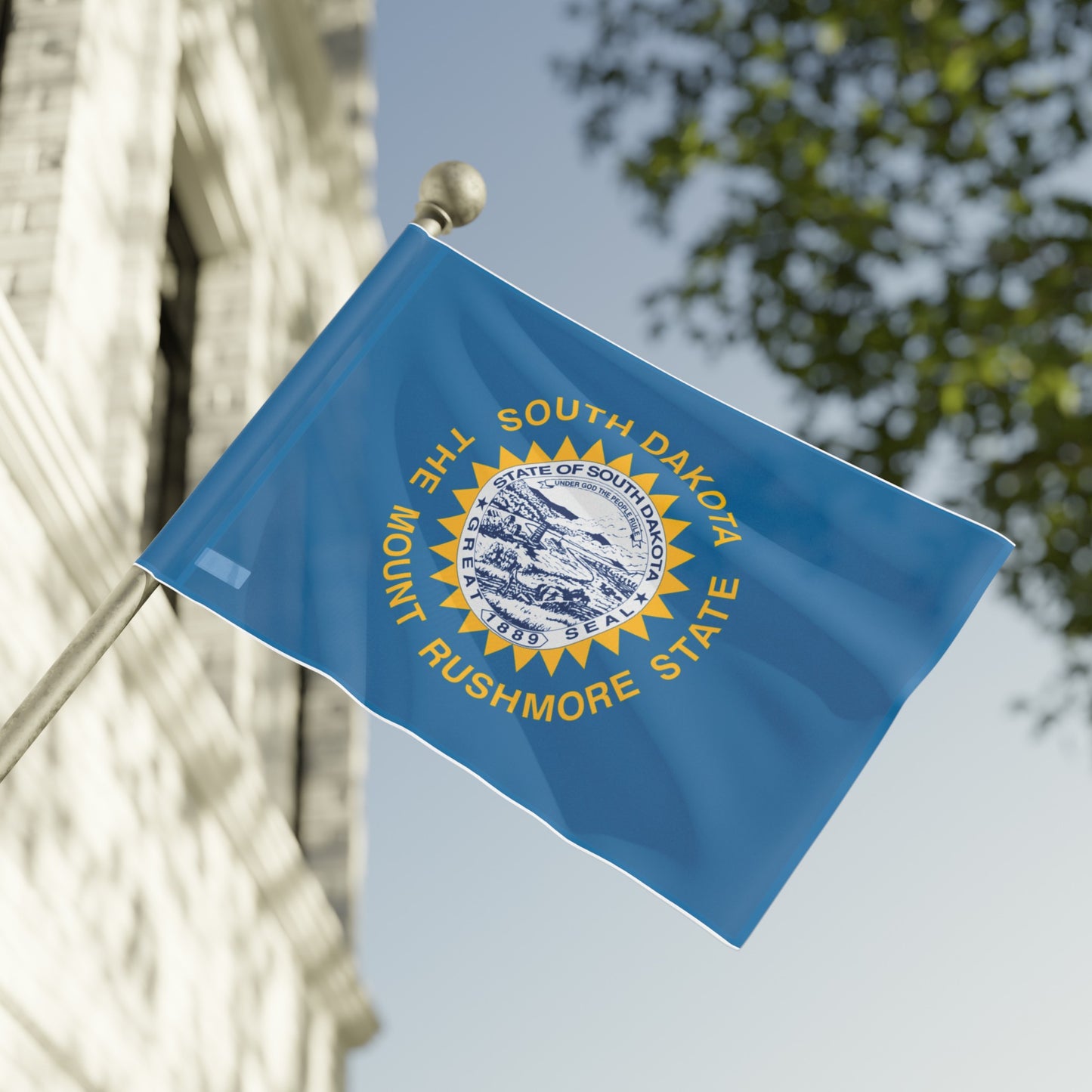 Flag Village USA South Dakota State Flag 18" x 12" / 36" x 24" / 60" x 36"
