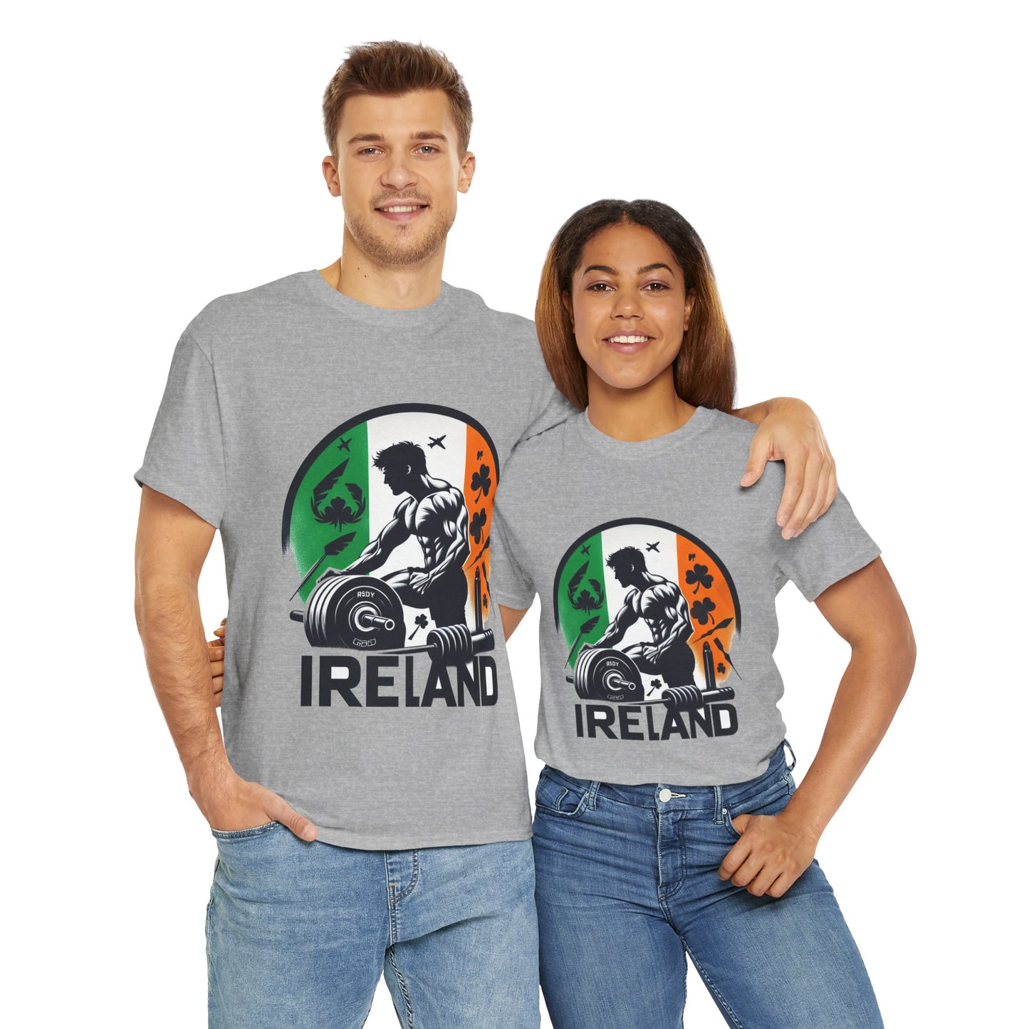 Flag Village Ireland Sporting Flag T-SHIRT Heavy Cotton Tee IRL0001
