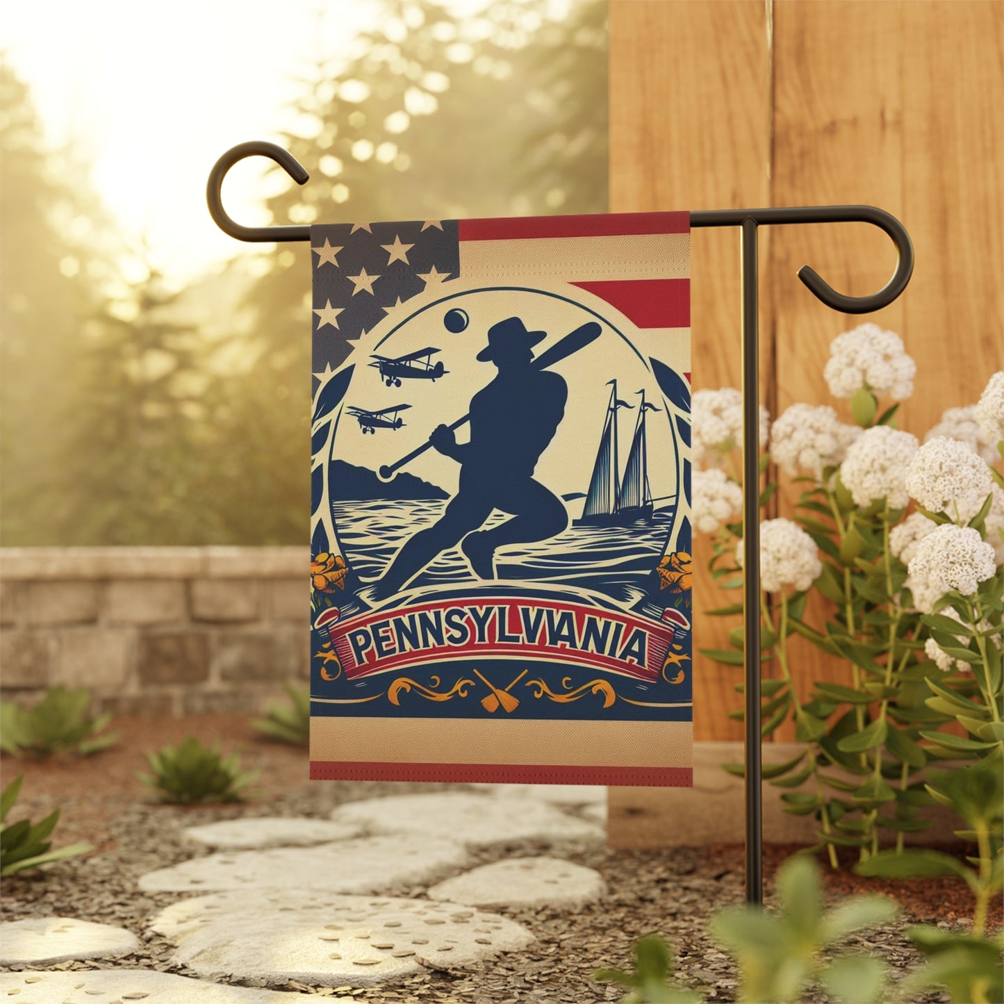 Flag Village Pennsylvania State Flag Sporting Garden & House Banner PA0001