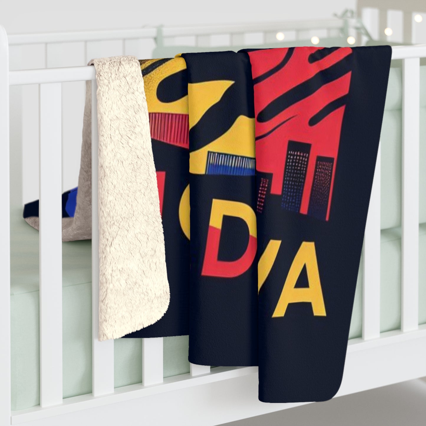 Flag Village Moldova Sporting Flag Sherpa Fleece Blanket MDA0009