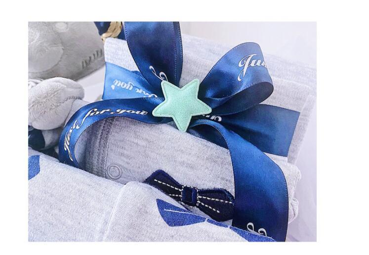 Flag Village Newborn Boy Baby Clothes Set Gift Box Autumn And Winter