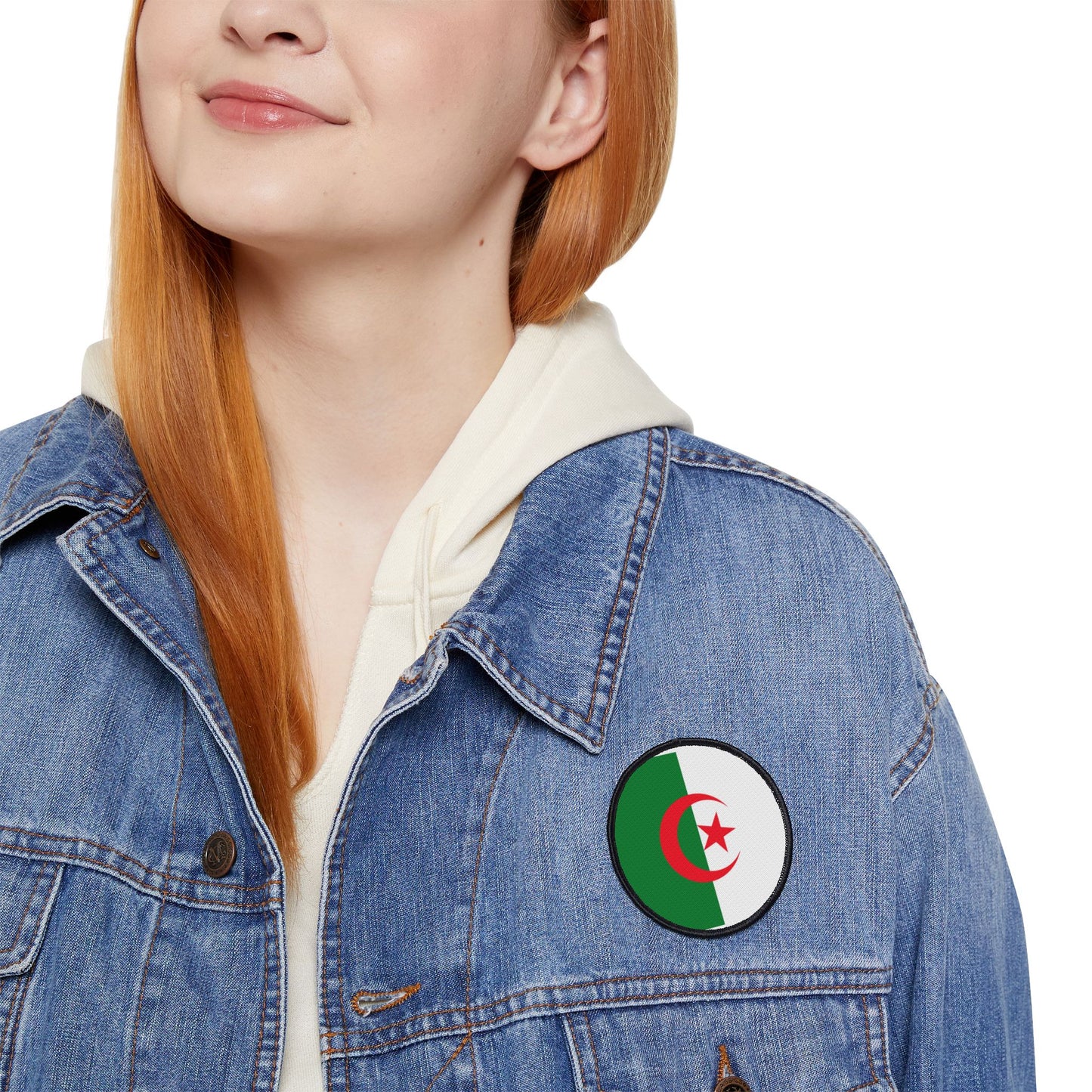 Flag Village Algeria Flag Embroidery Iron-On Patches