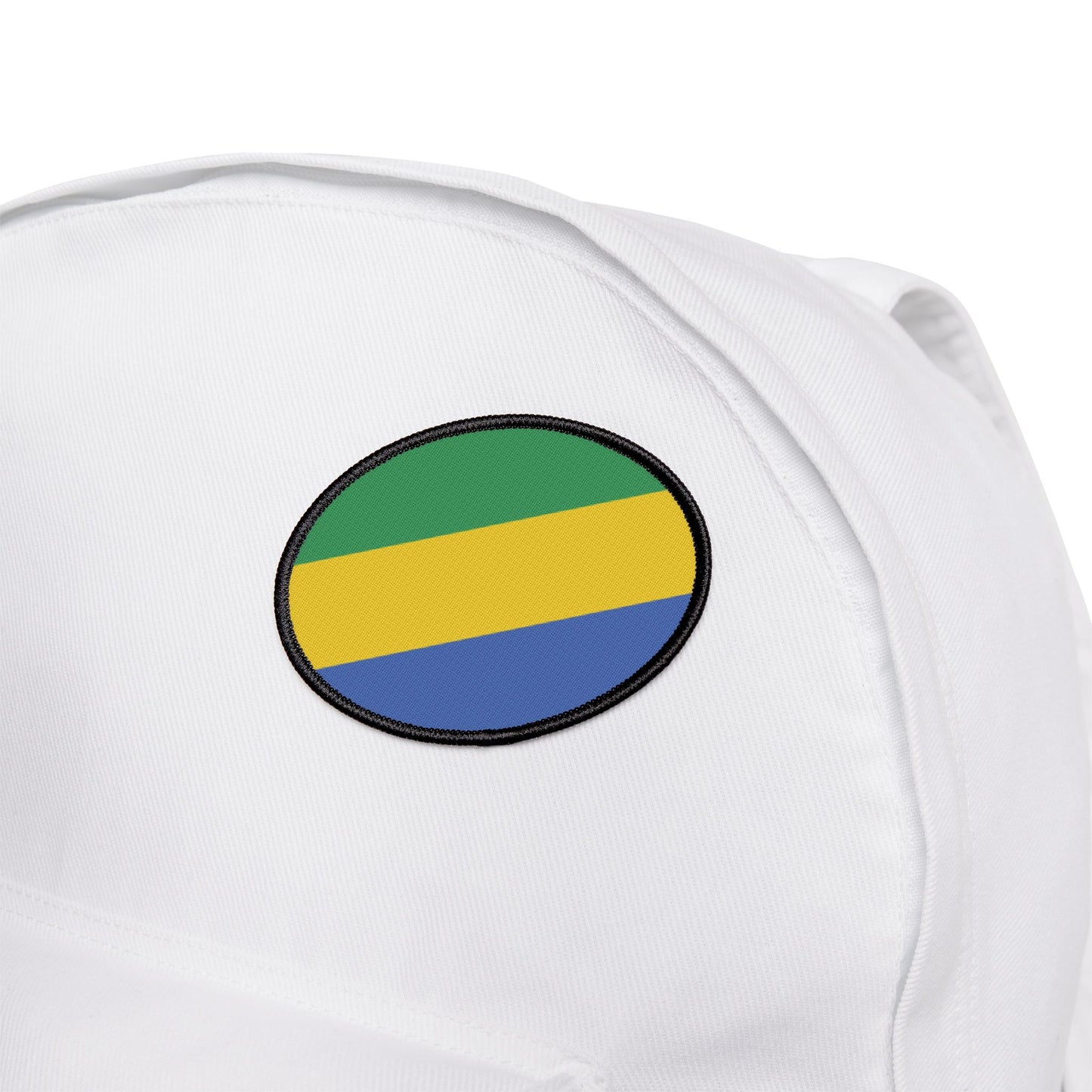 Flag Village Gabon Flag Embroidery Iron-On Patches