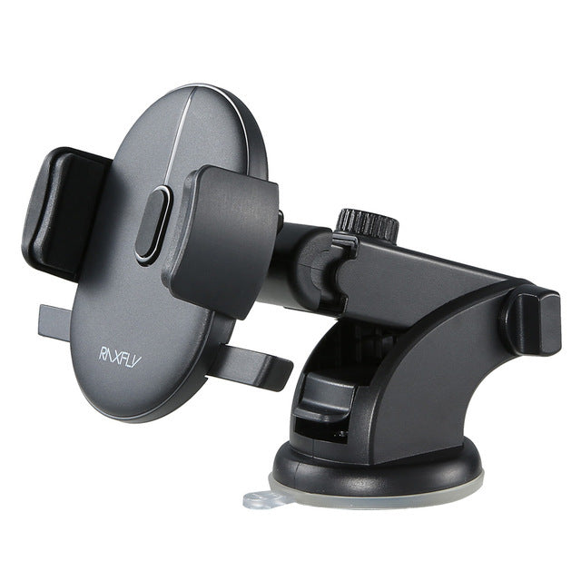 Flag Village Auto Tools Car Phone Holder Long Rod Telescopic Car Dashboard Suction Cup Type