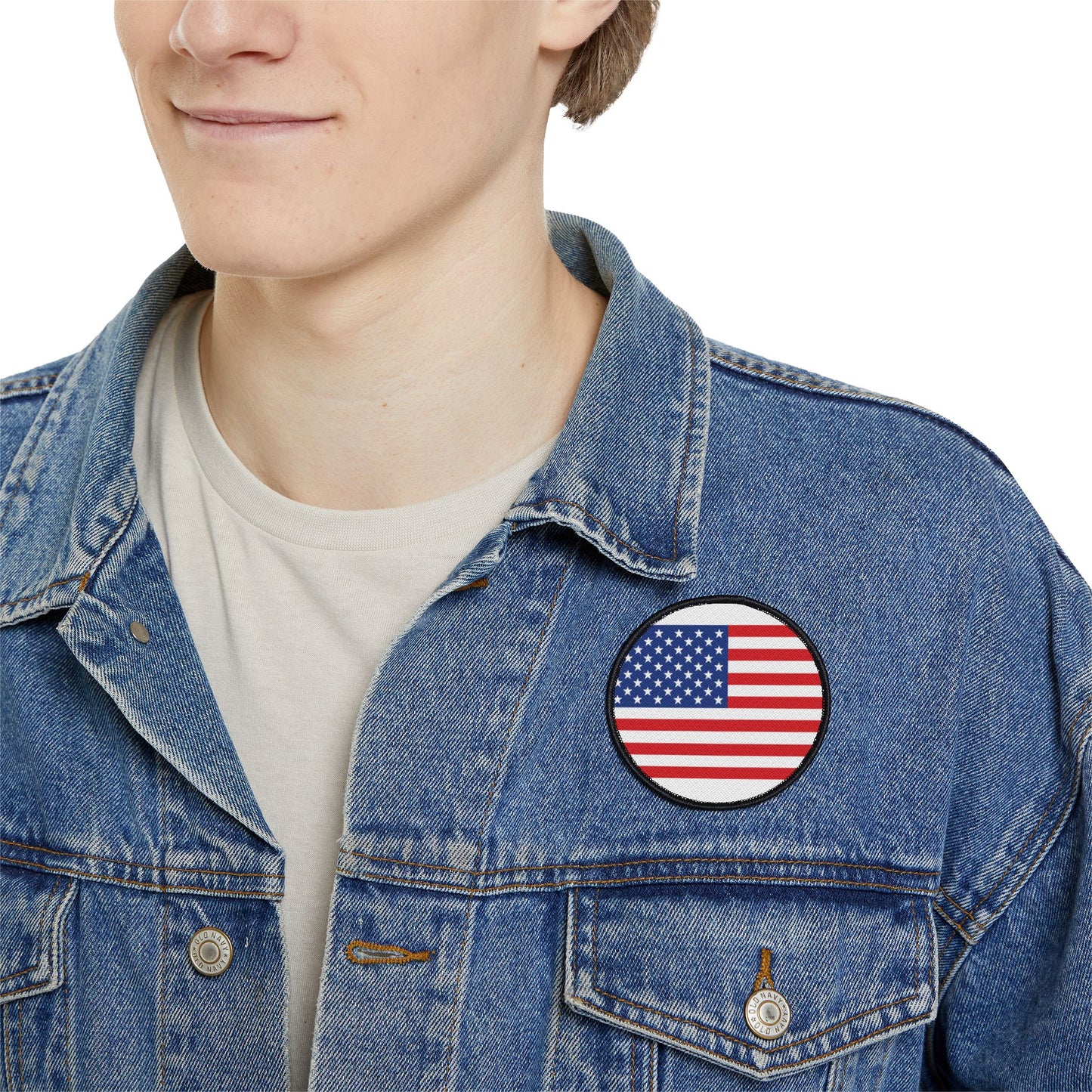 Flag Village United States Flag Embroidery Iron-On Patches