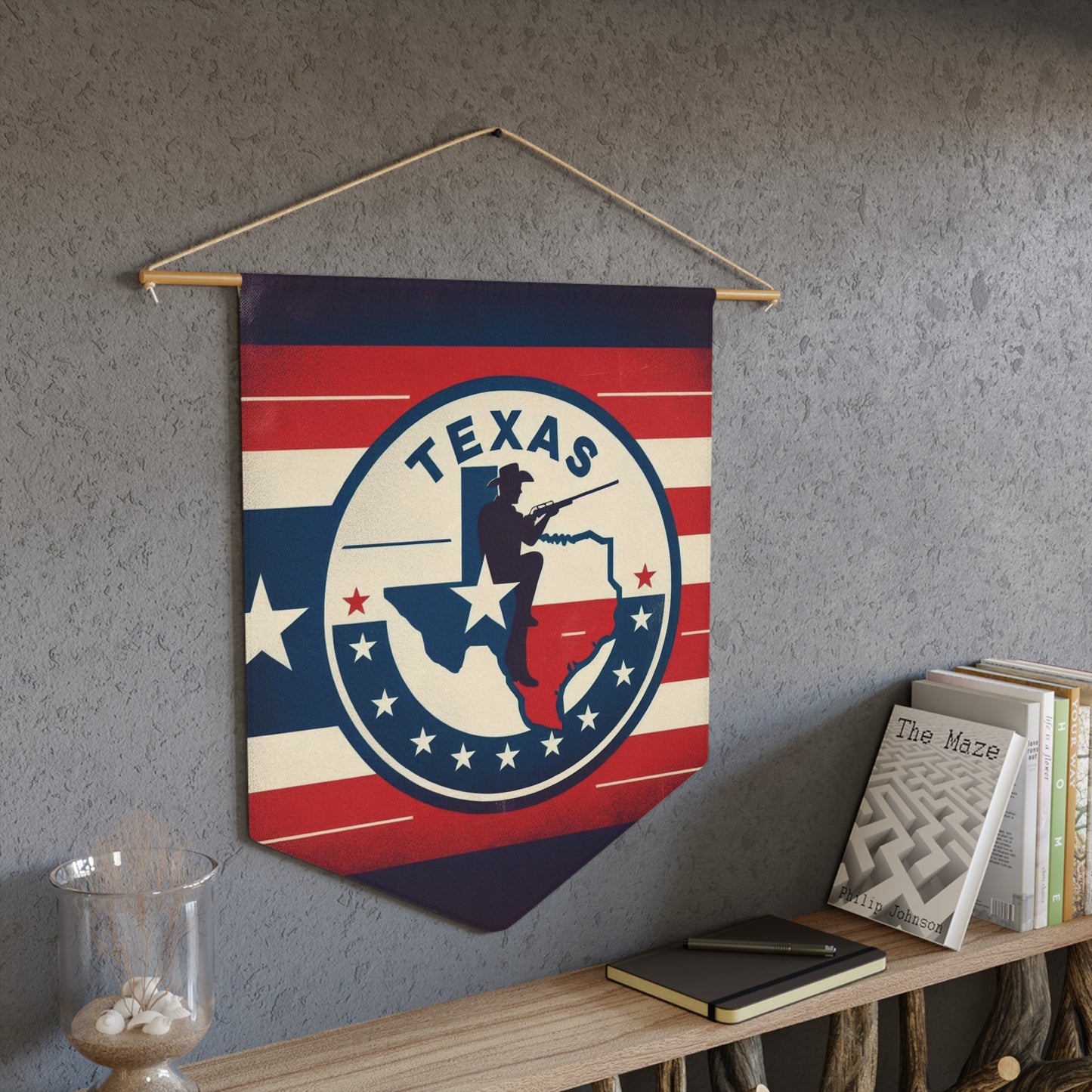Flag Village Texas State Flag Pennant Sporting Home Wall decoration TX0002