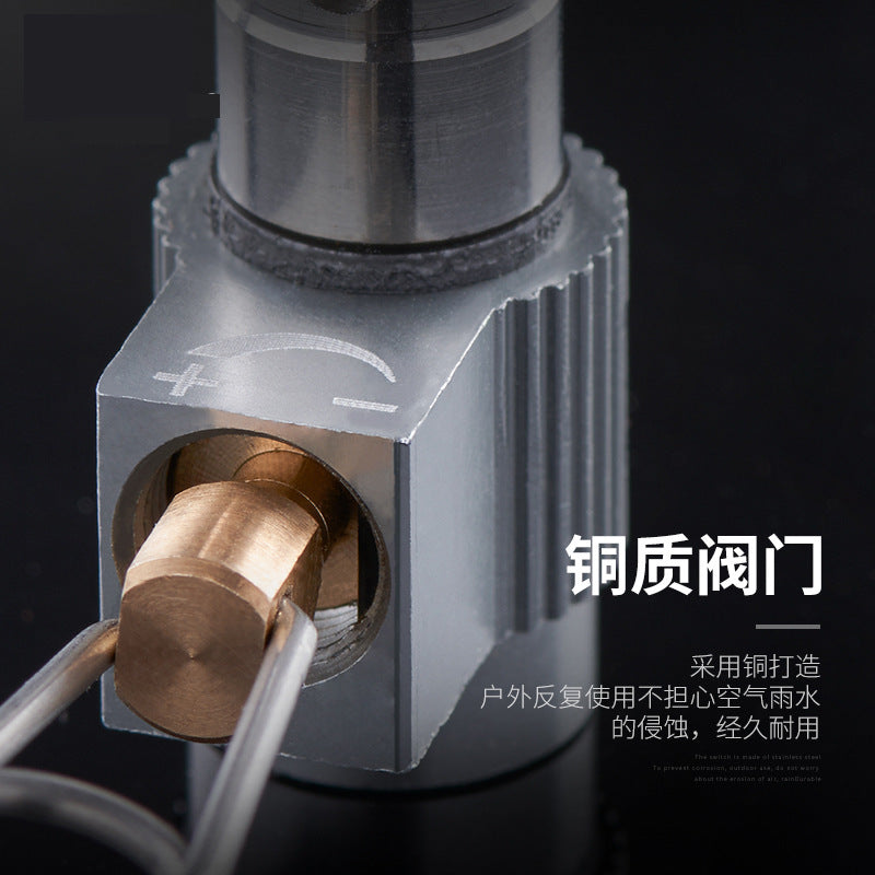 Flag Village Portable Folding Mini Camping Stove Outdoor Gas Stove Survival Furnace Stove 3000W Pocket Picnic Cooking Gas