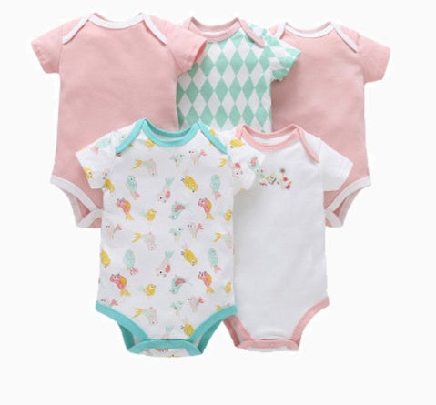 Flag Village Baby romper five-piece packaging baby gift box set