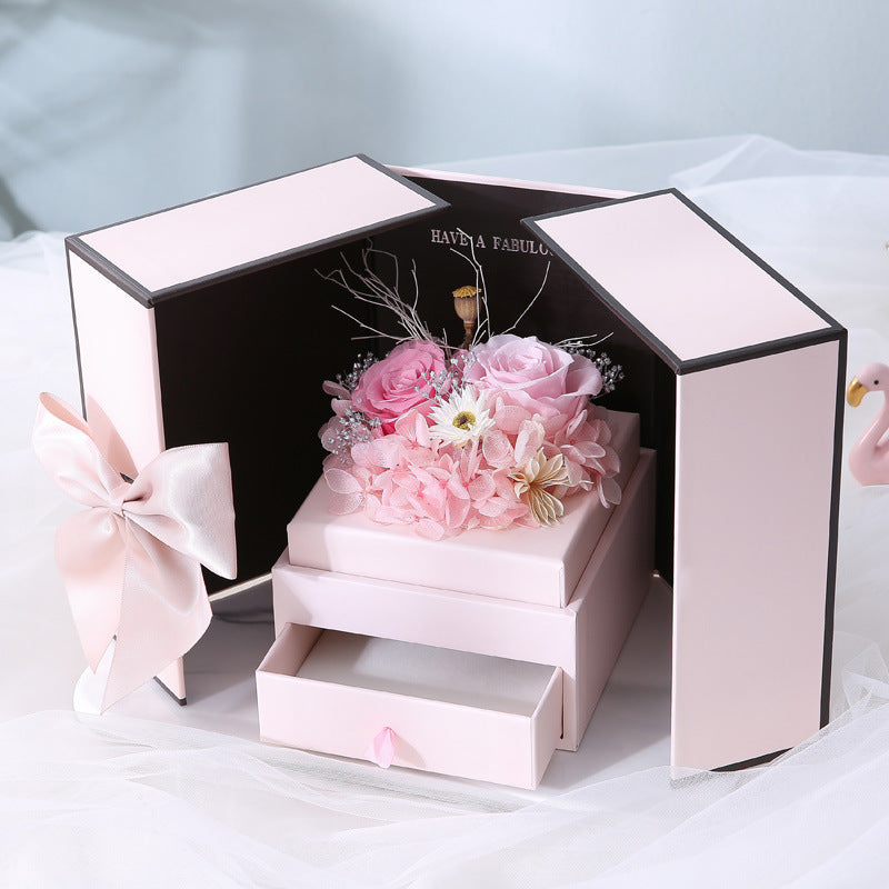 Flag Village Flower Gift Box Tanabata Valentine's Day Gift Packaging Box