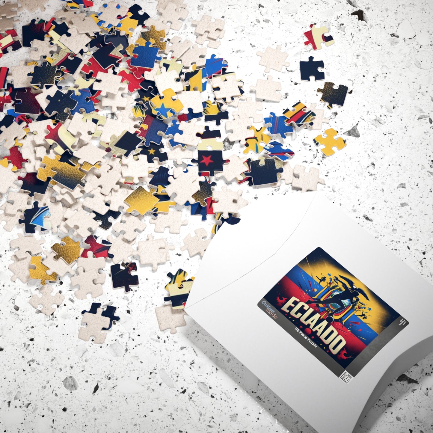 Flag Village Ecuador Sporting Flag Puzzle (110, 252, 520, 1014-piece) ECU0003