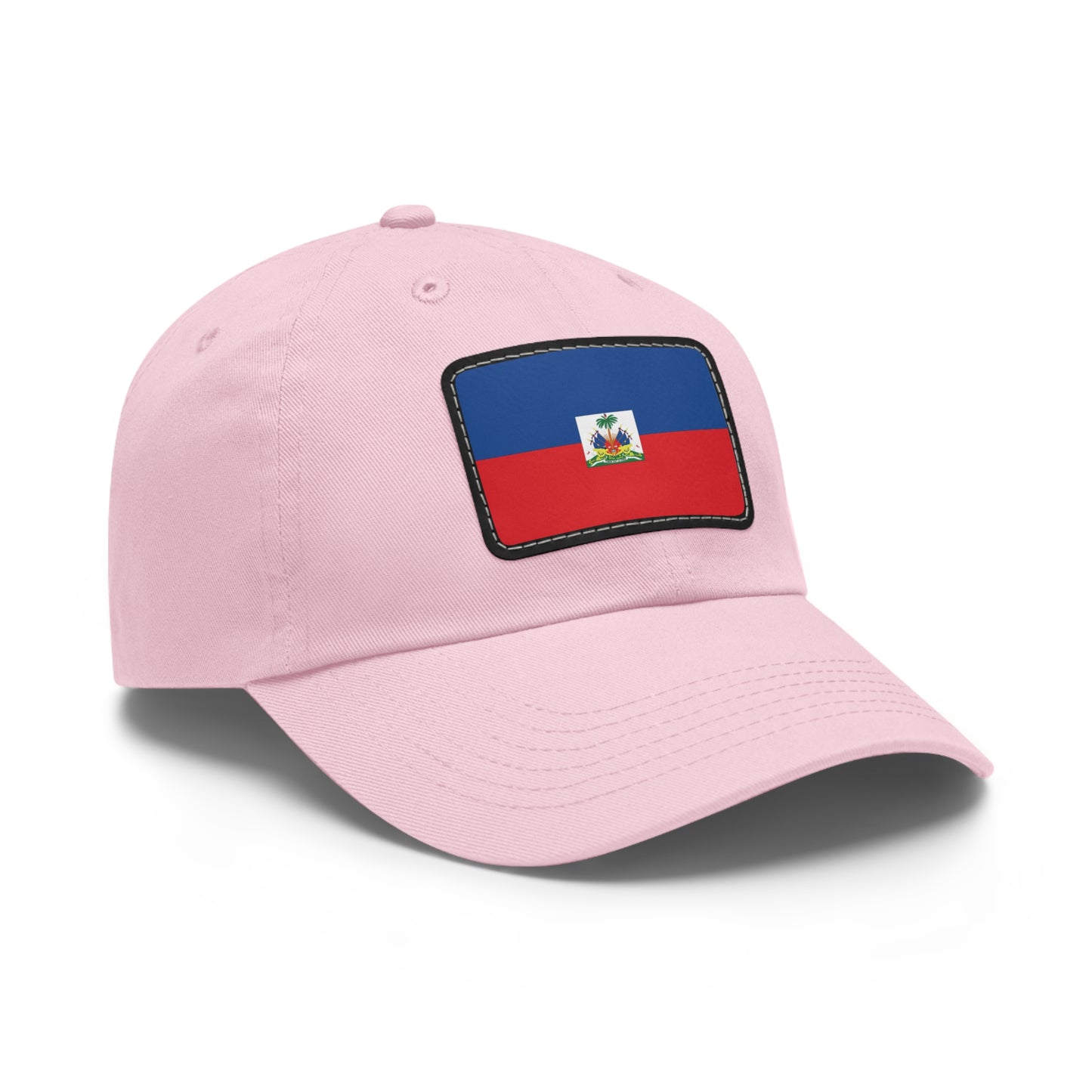 Flag Village Haiti Flag Hat Cap with Leather Patch