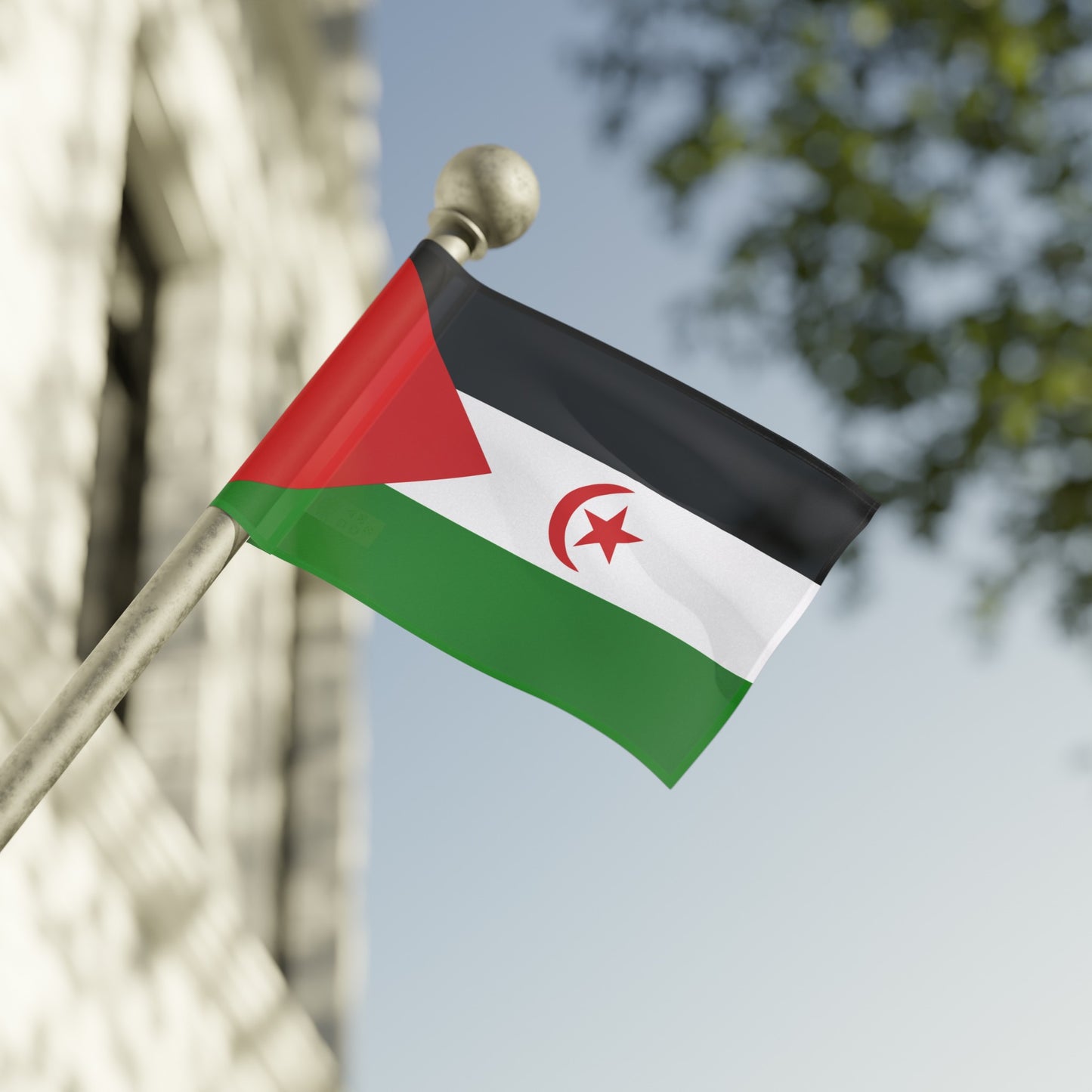 Flag Village Western Sahara Flag 18" x 12" / 36" x 24" / 60" x 36"