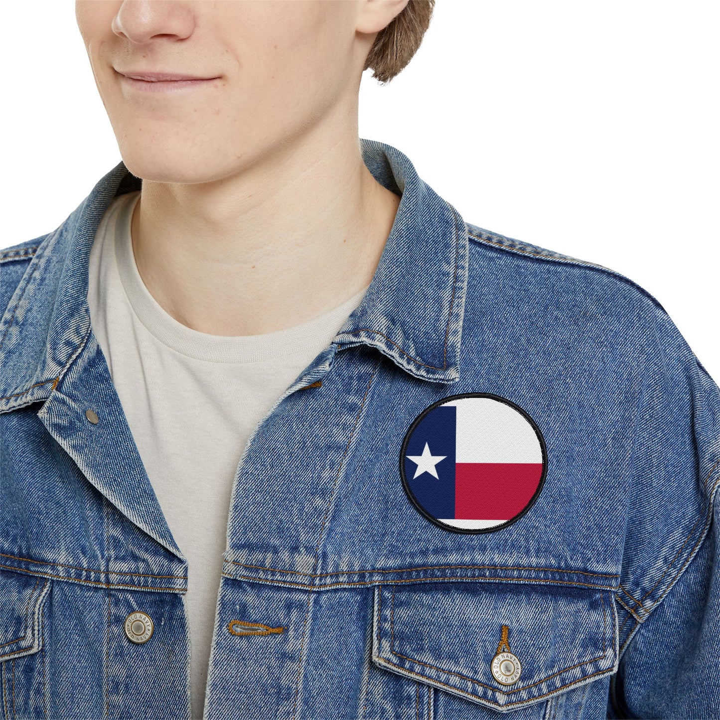 Flag Village Texas State Flag Embroidery Iron-On Patches