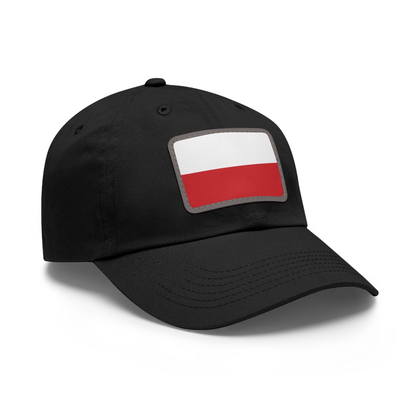 Flag Village Poland Flag Hat Cap with Leather Patch