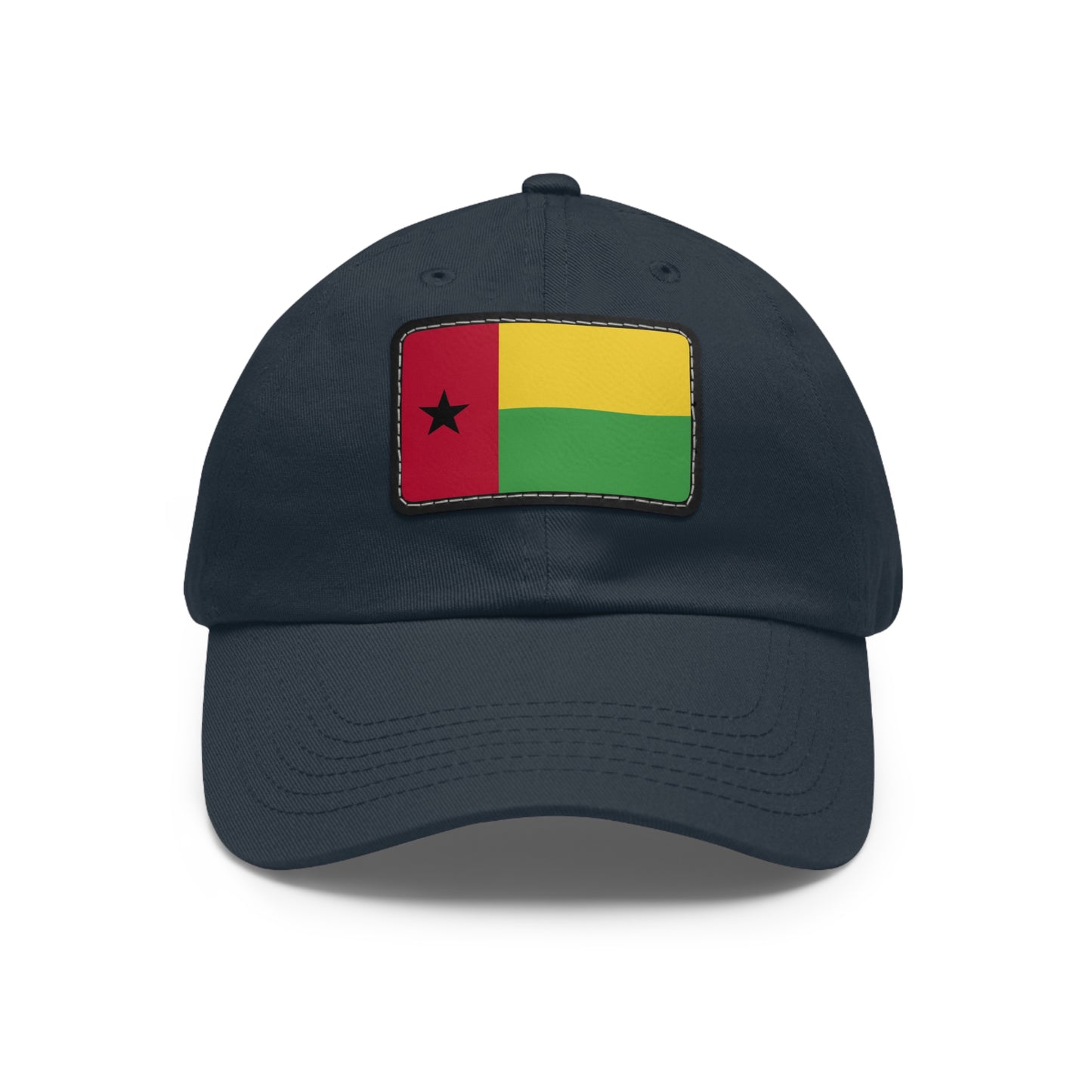 Flag Village Guinea-Bissau Flag Hat Cap with Leather Patch