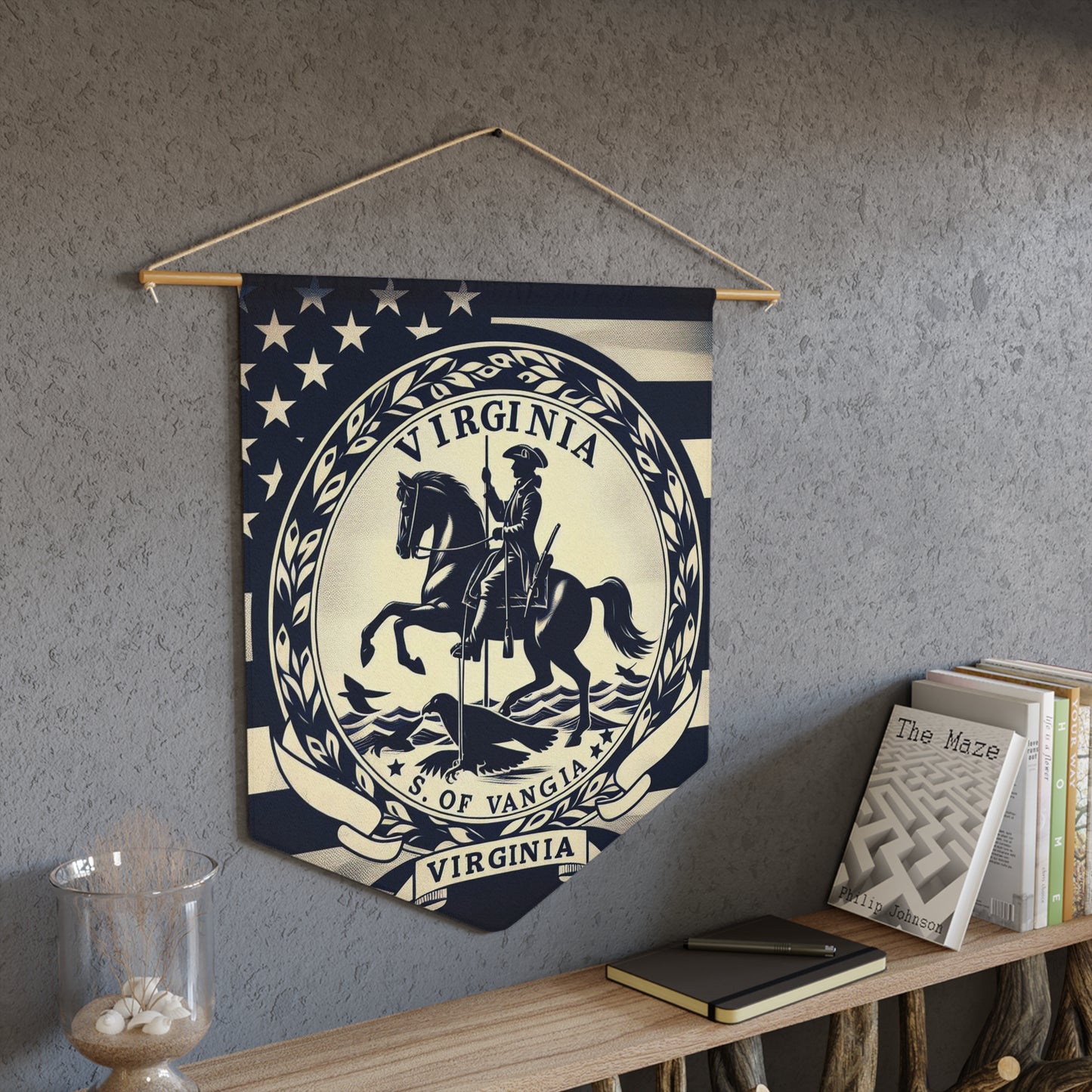 Flag Village Virginia State Flag Pennant Sporting Home Wall decoration VA0001