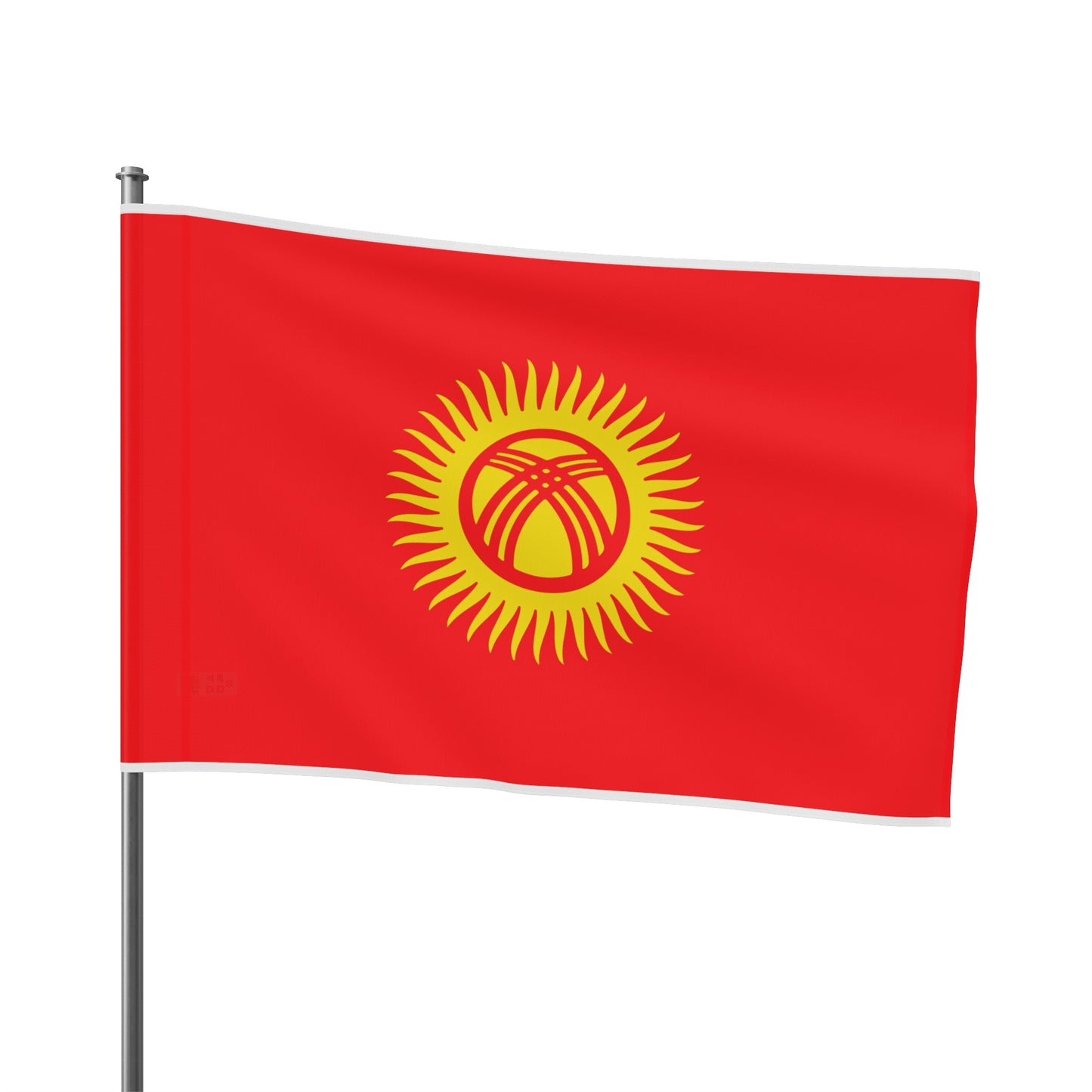 Flag Village Kyrgyzstan Flag 18" x 12" / 36" x 24" / 60" x 36"