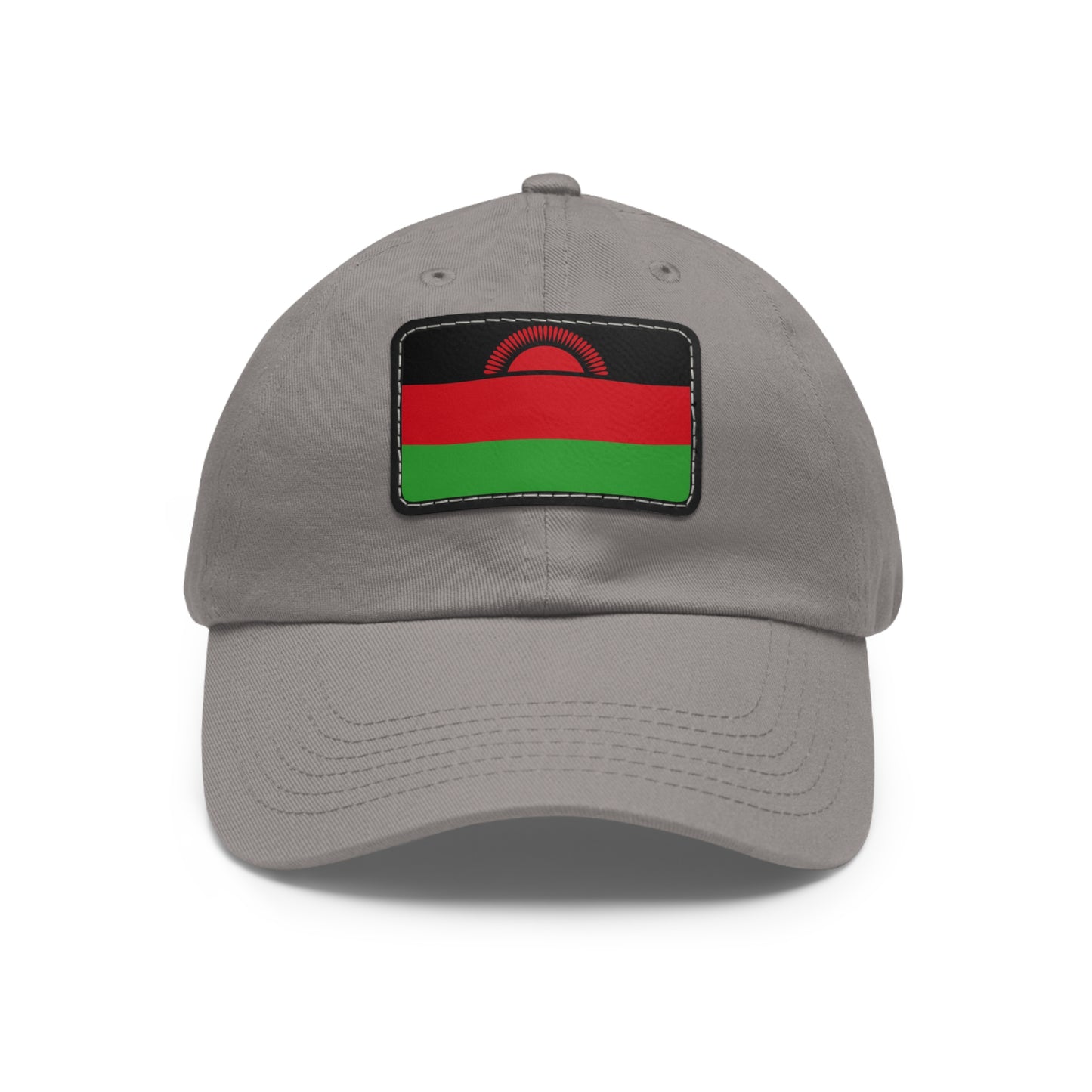 Flag Village Malawi Flag Hat Cap with Leather Patch