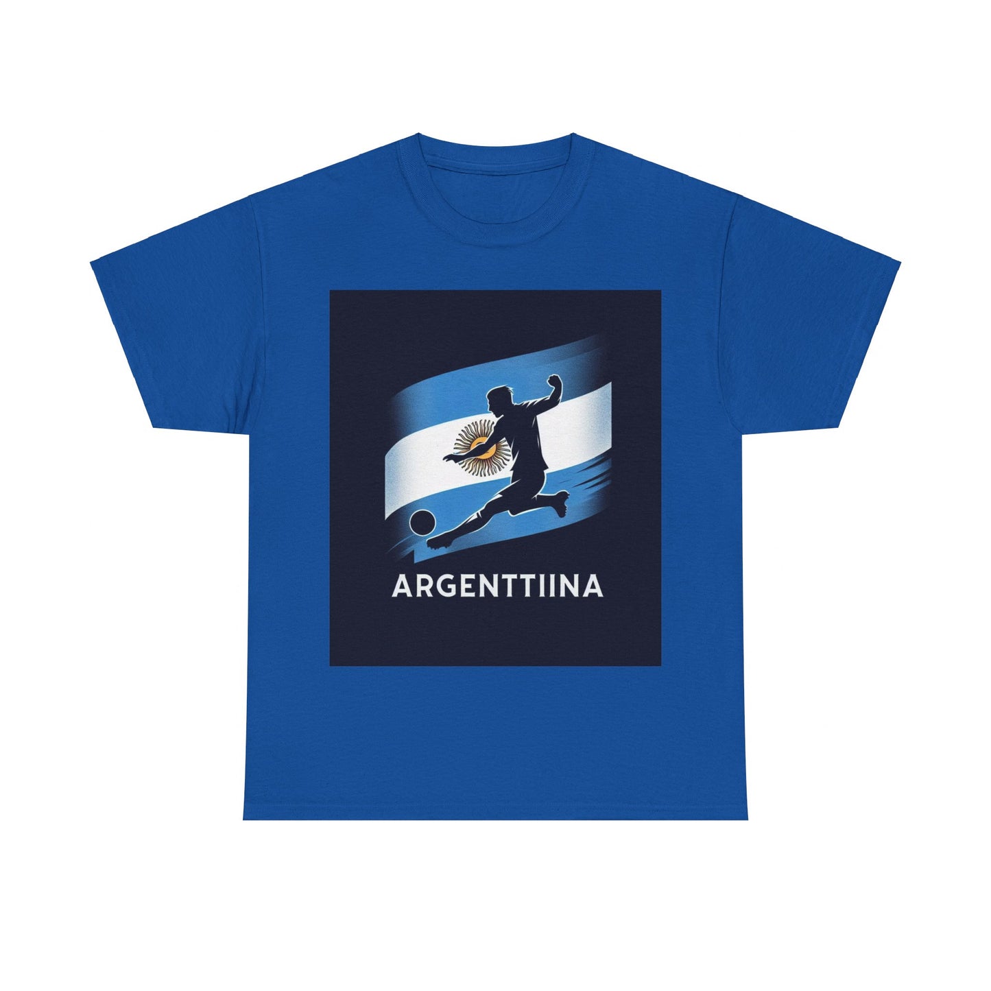 Flag Village Argentina Sporting Flag T-SHIRT Heavy Cotton Tee ARG0003