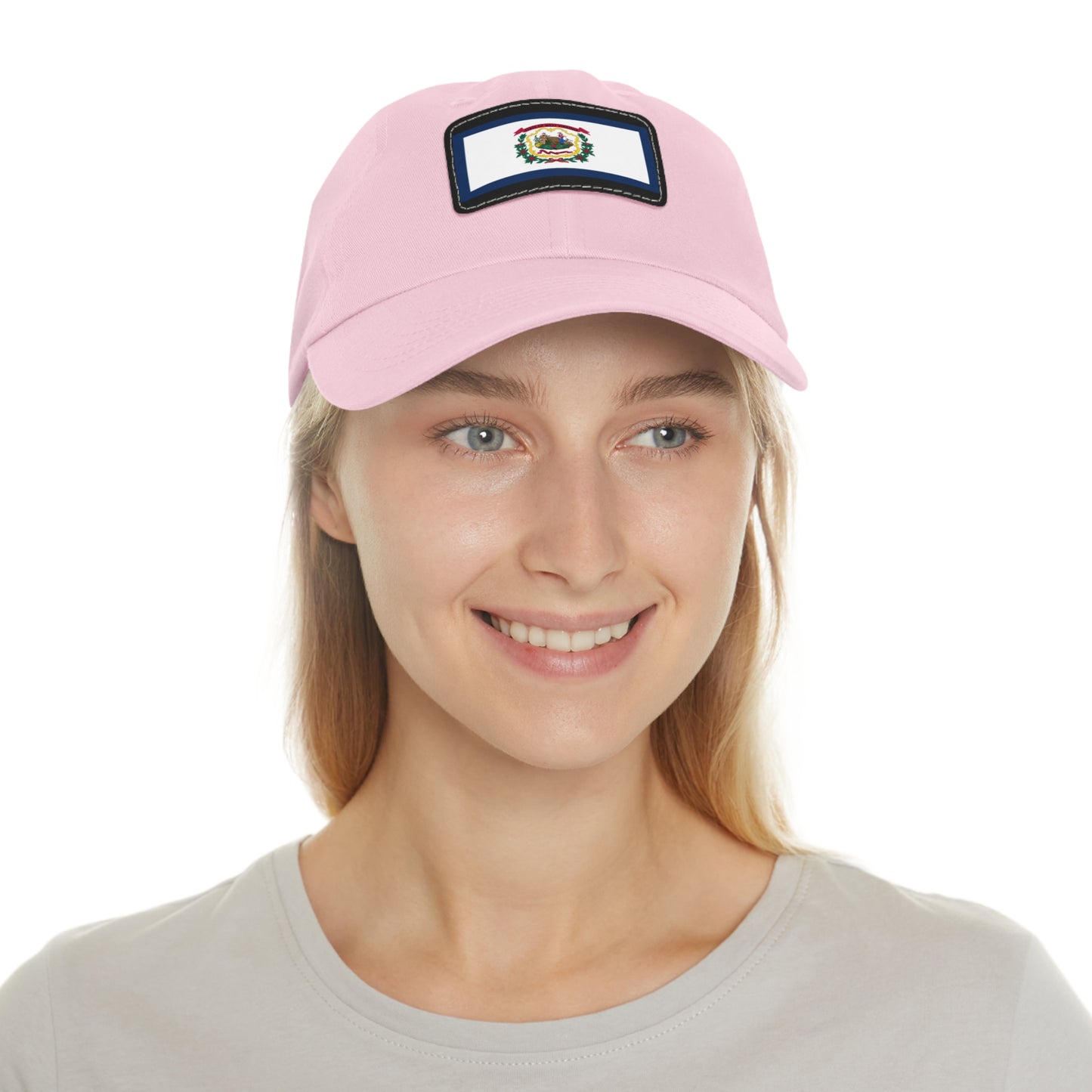 Flag Village USA West Virginia State Flag Hat Cap with Leather Patch