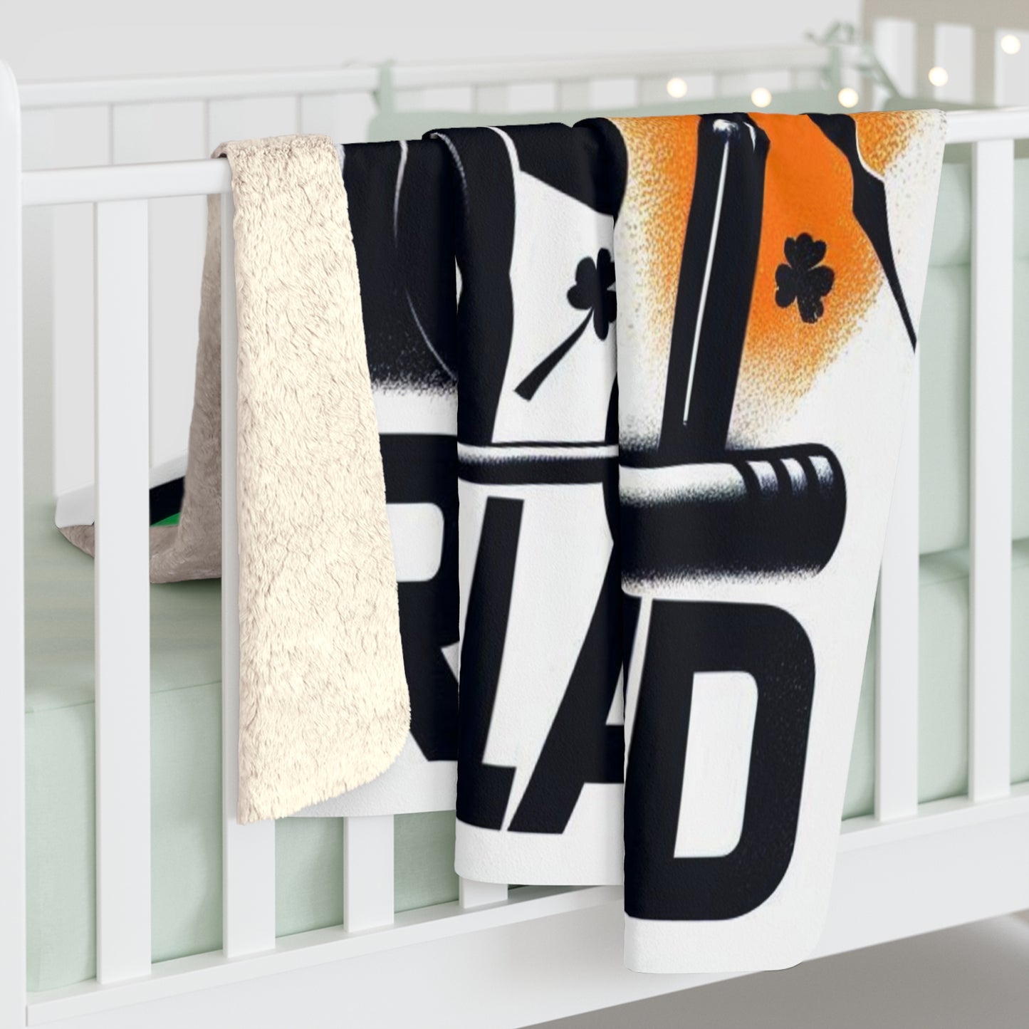 Flag Village IREAND Sporting Flag Sherpa Fleece Blanket IRL0001