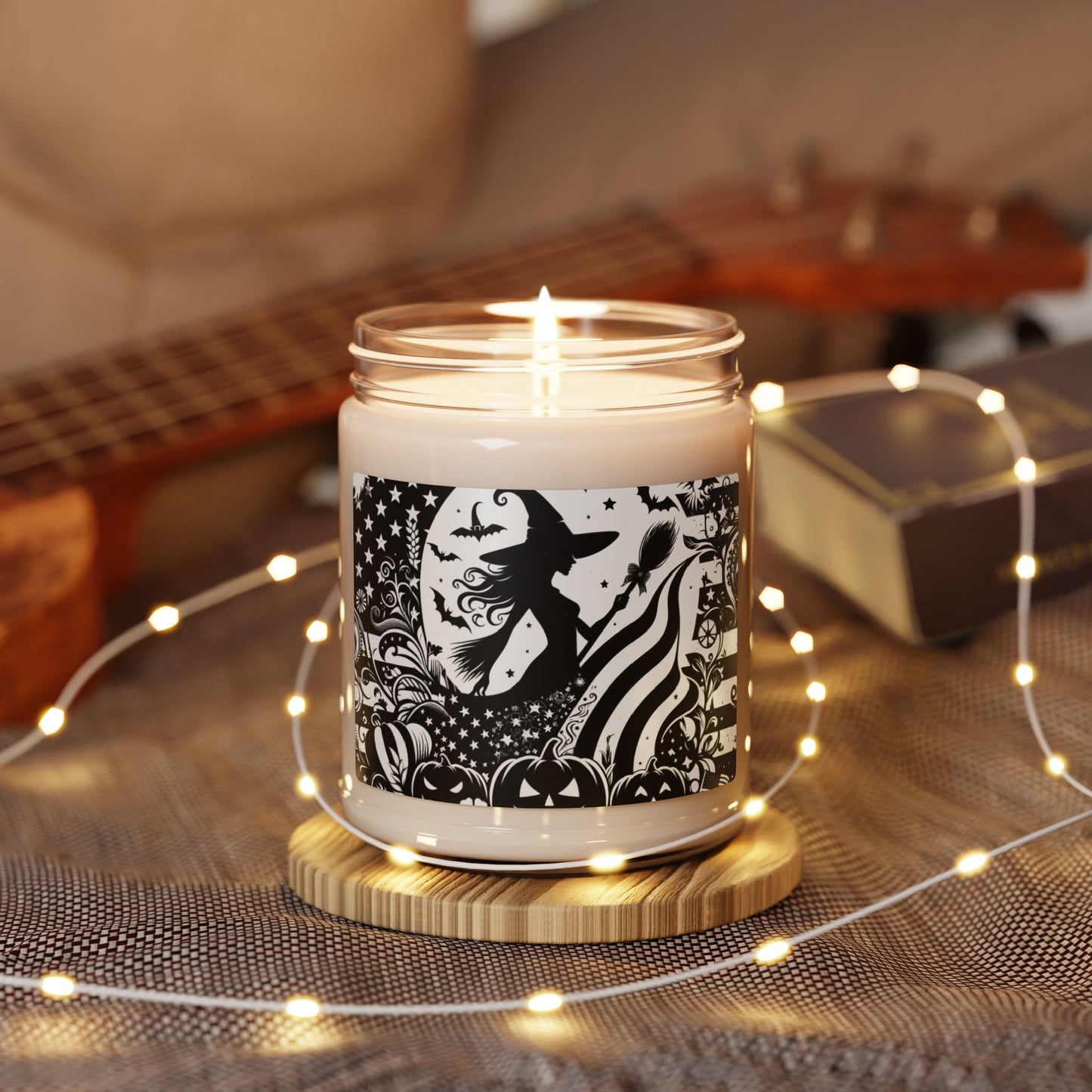 Flag Village Halloween Pretty Witch Scented Soy Candle, 9oz HW0045