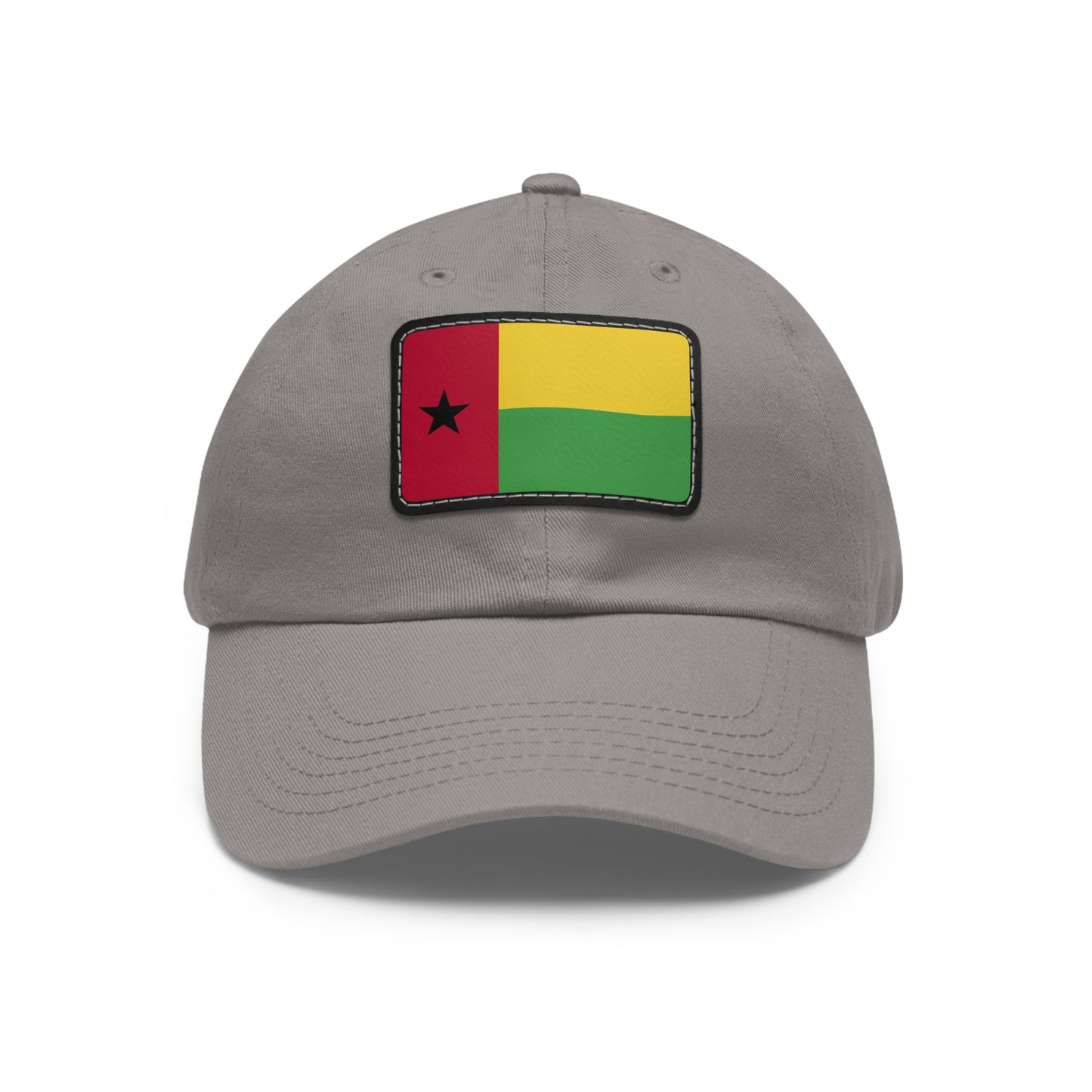 Flag Village Guinea-Bissau Flag Hat Cap with Leather Patch