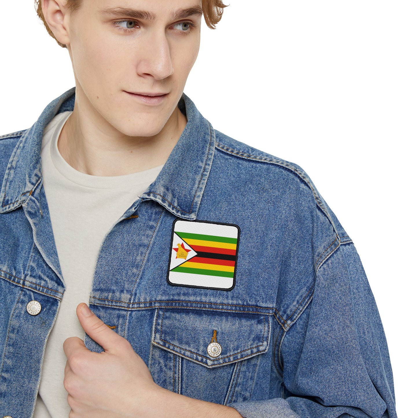 Flag Village Zimbabwe Flag Embroidery Iron-On Patches