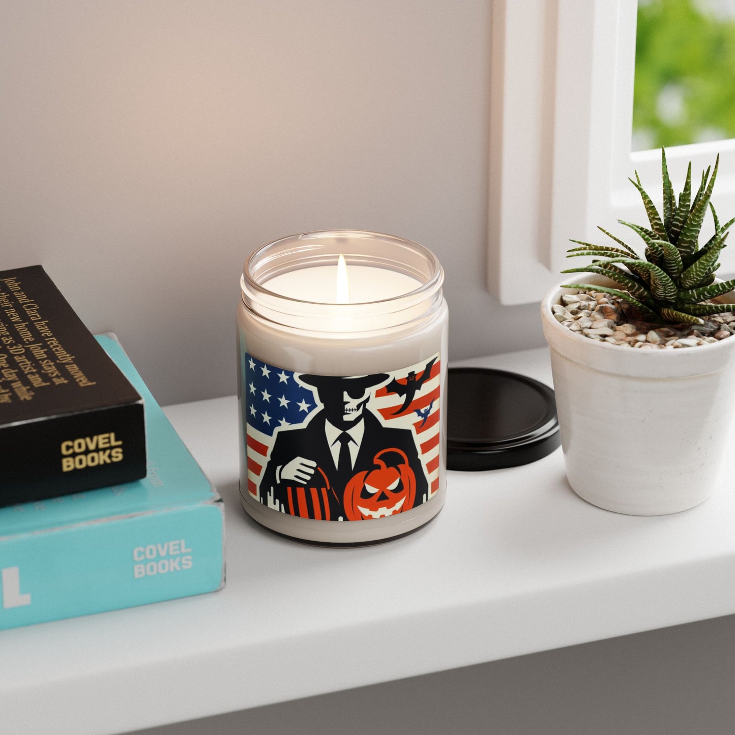 Flag Village Halloween Pretty Witch Scented Soy Candle, 9oz HW0047