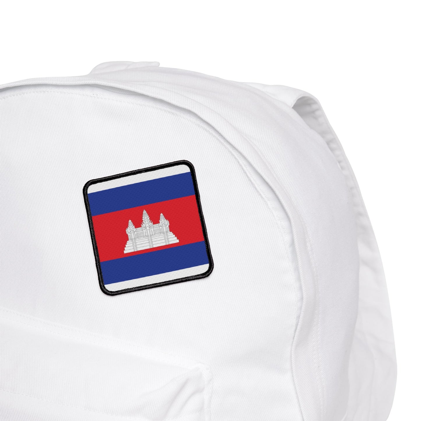 Flag Village Cambodia Flag Embroidery Iron-On Patches