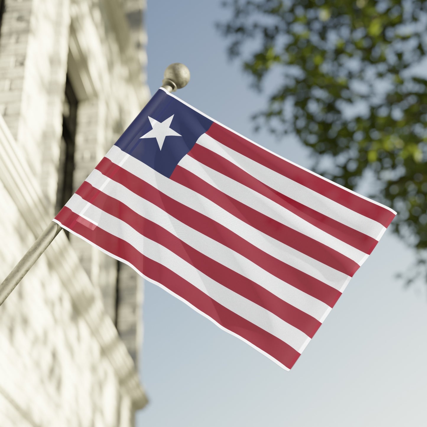 Flag Village Liberia Flag 18" x 12" / 36" x 24" / 60" x 36"