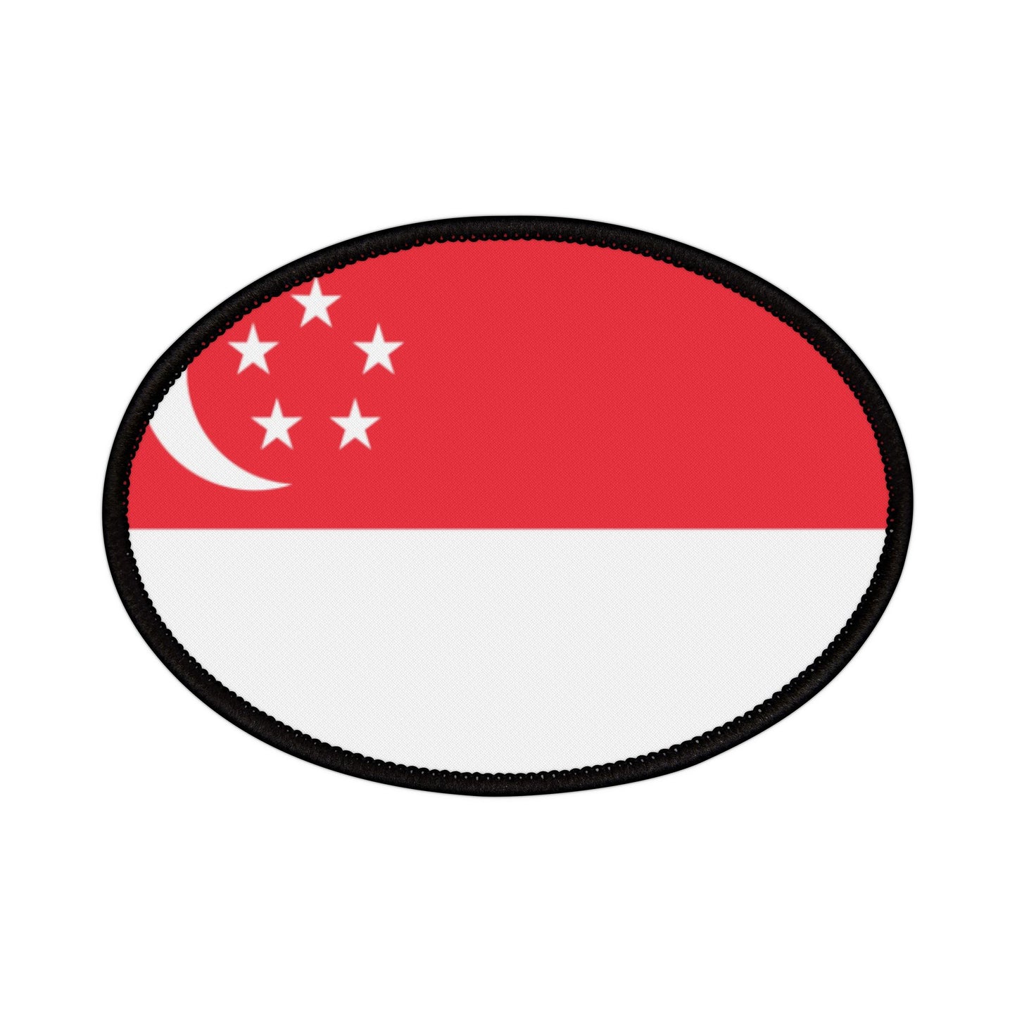 Flag Village Singapore Flag Embroidery Iron-On Patches