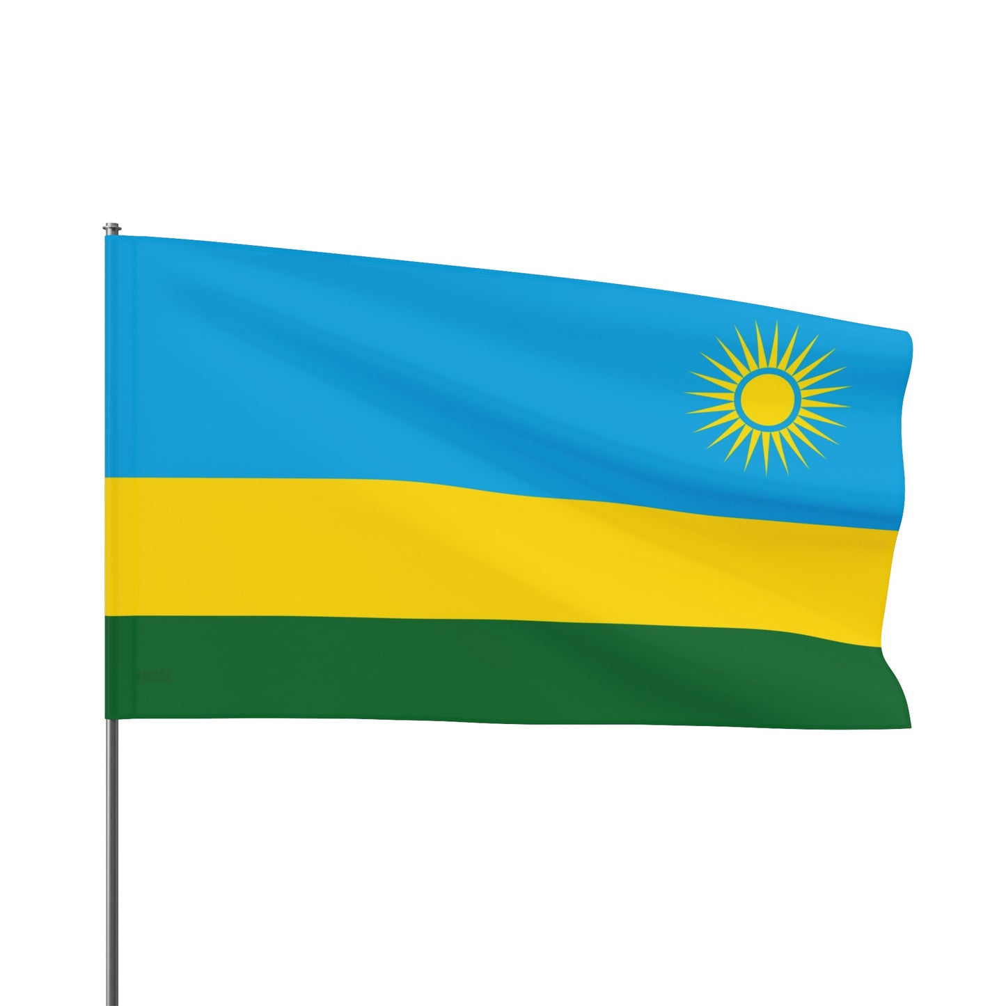 Flag Village Rwanda Flag 18" x 12" / 36" x 24" / 60" x 36"