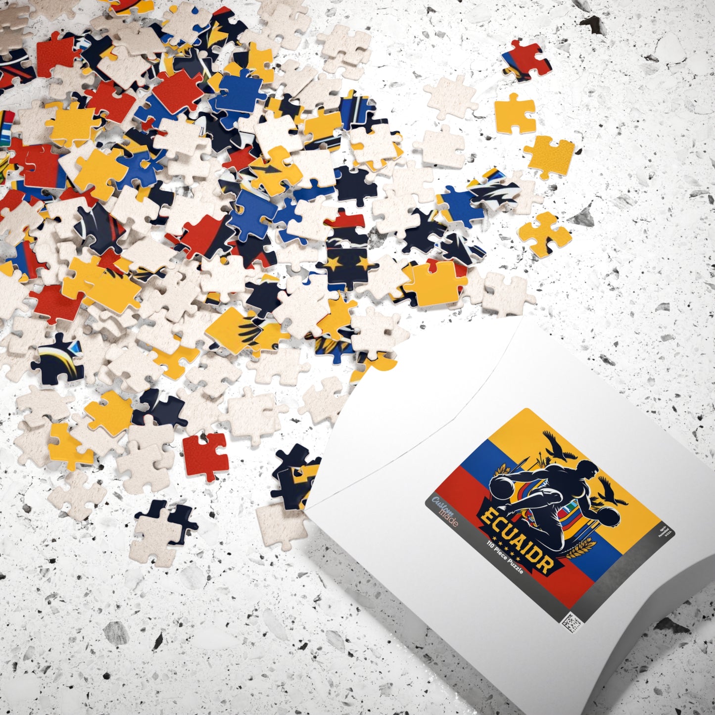 Flag Village Ecuador Sporting Flag Puzzle (110, 252, 520, 1014-piece) ECU0004