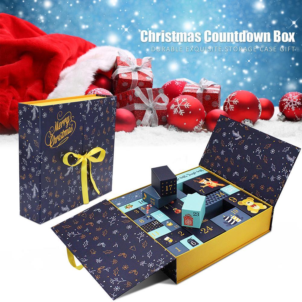 Flag Village Christmas beautiful countdown calendar gift box