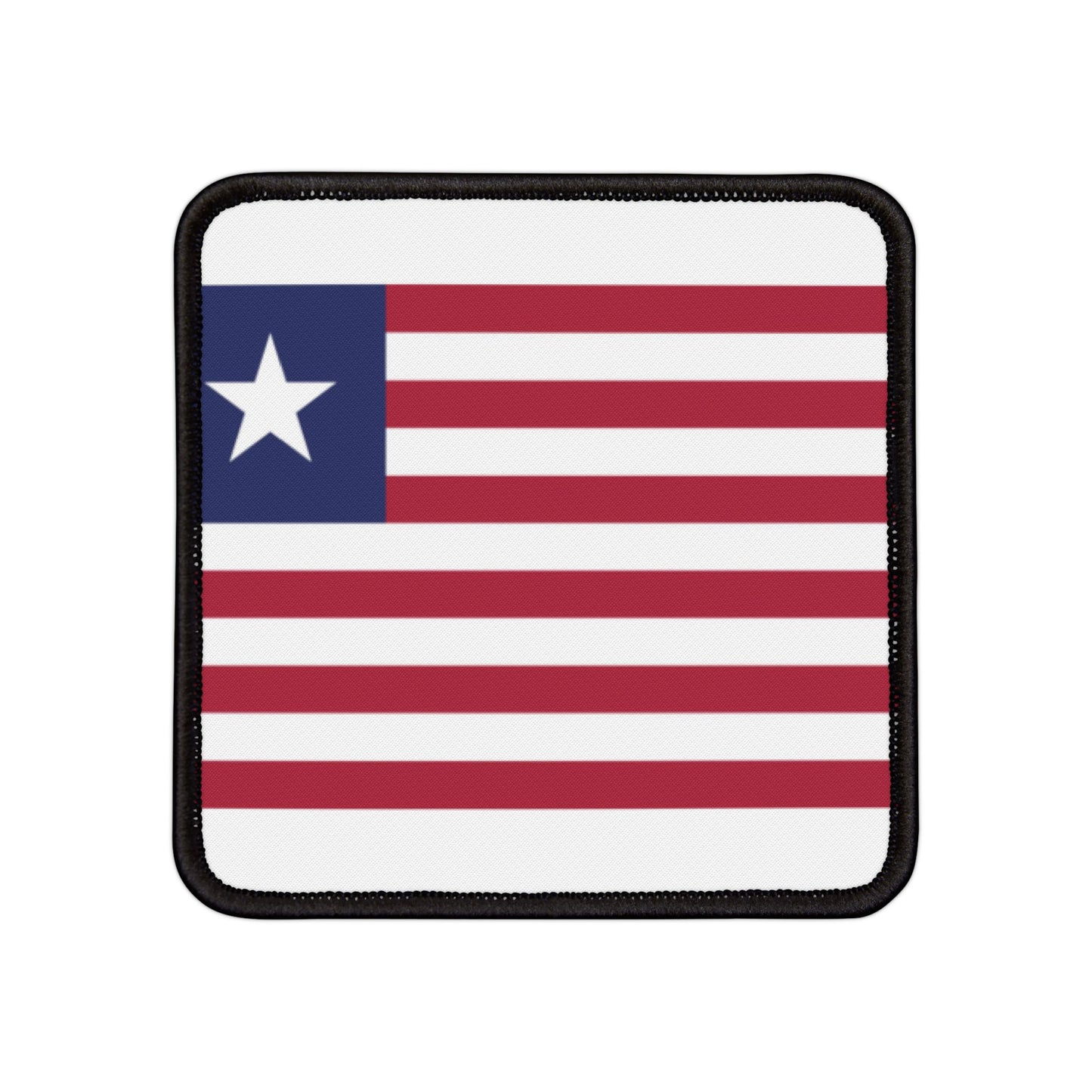 Flag Village Liberia Flag Embroidery Iron-On Patches