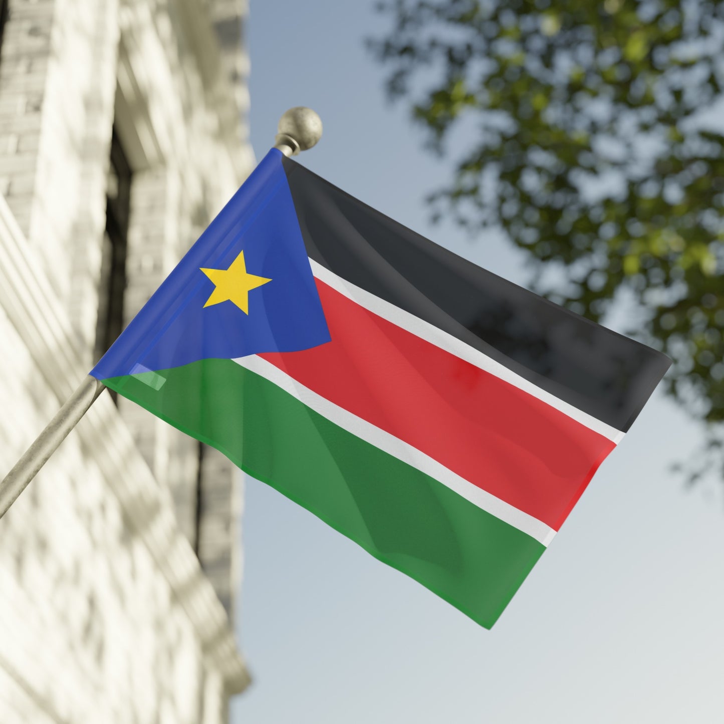 Flag Village South Sudan Flag 18" x 12" / 36" x 24" / 60" x 36"