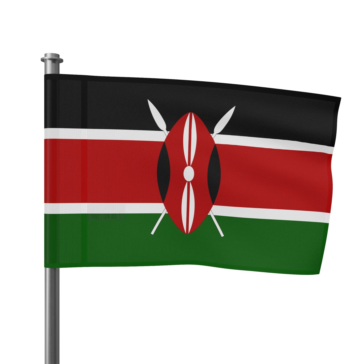 Flag Village Kenya Flag 18" x 12" / 36" x 24" / 60" x 36"