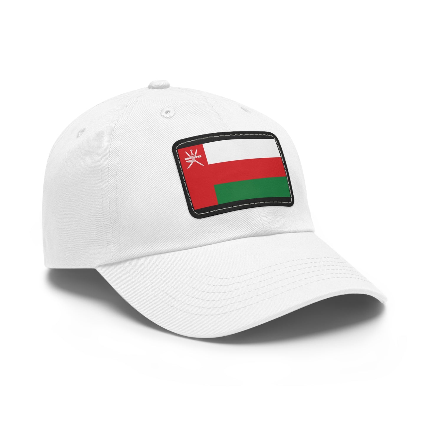 Flag Village Oman Flag Hat Cap with Leather Patch