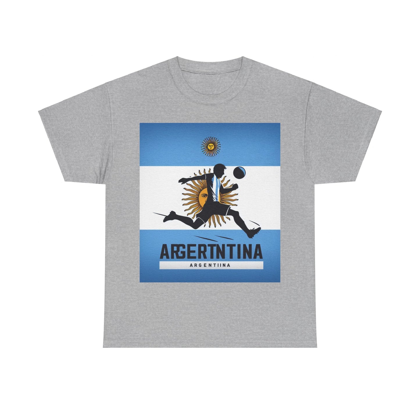 Flag Village Argentina Sporting Flag T-SHIRT Heavy Cotton Tee ARG0005