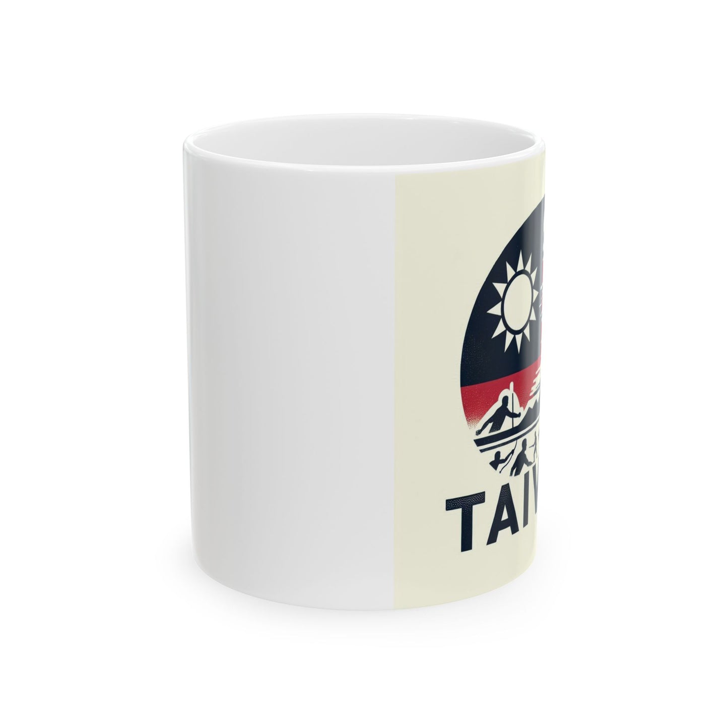 Flag Village Taiwan Sporting Flag Ceramic Coffee Mug 11oz TWN0005