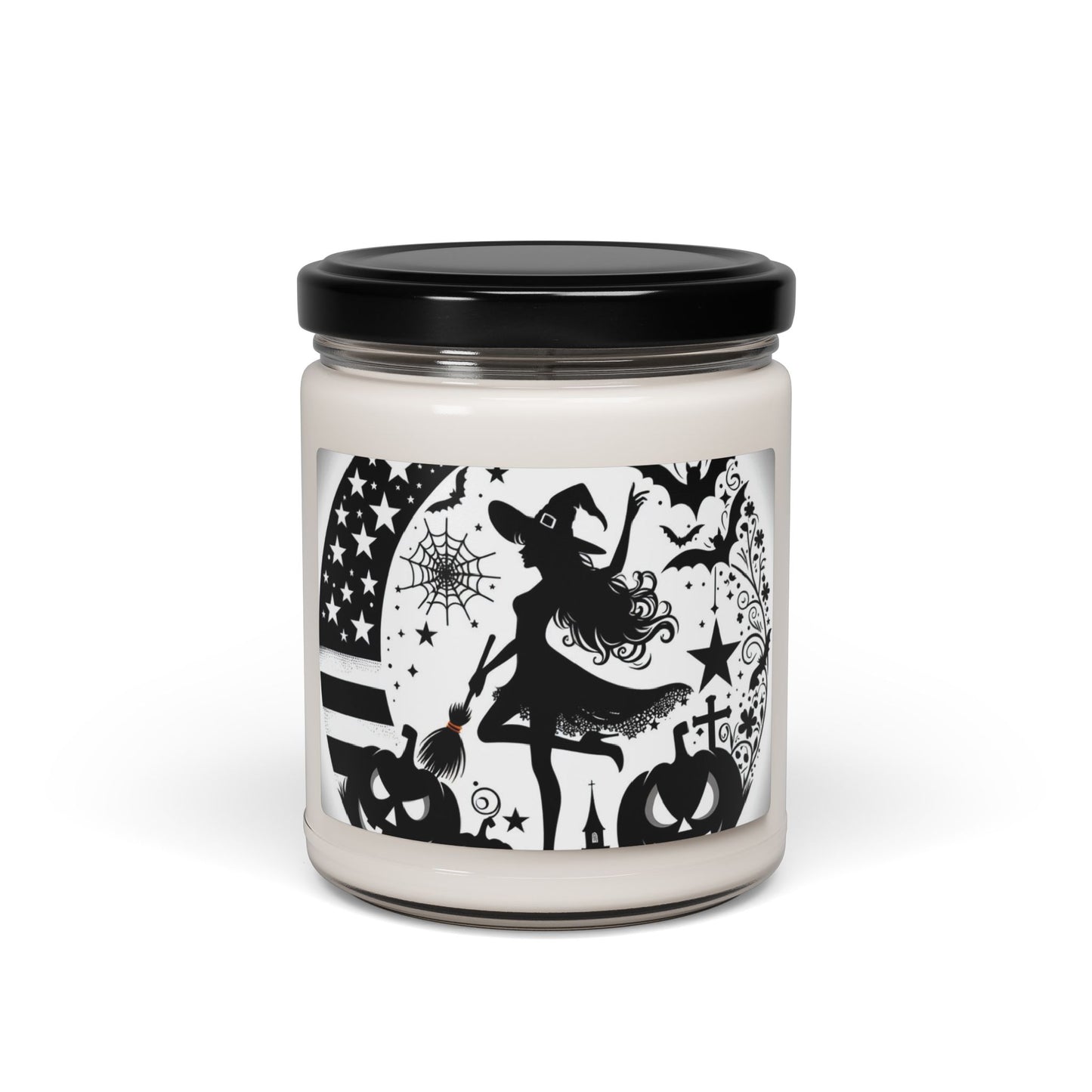 Flag Village Halloween Pretty Witch Scented Soy Candle, 9oz HW0034