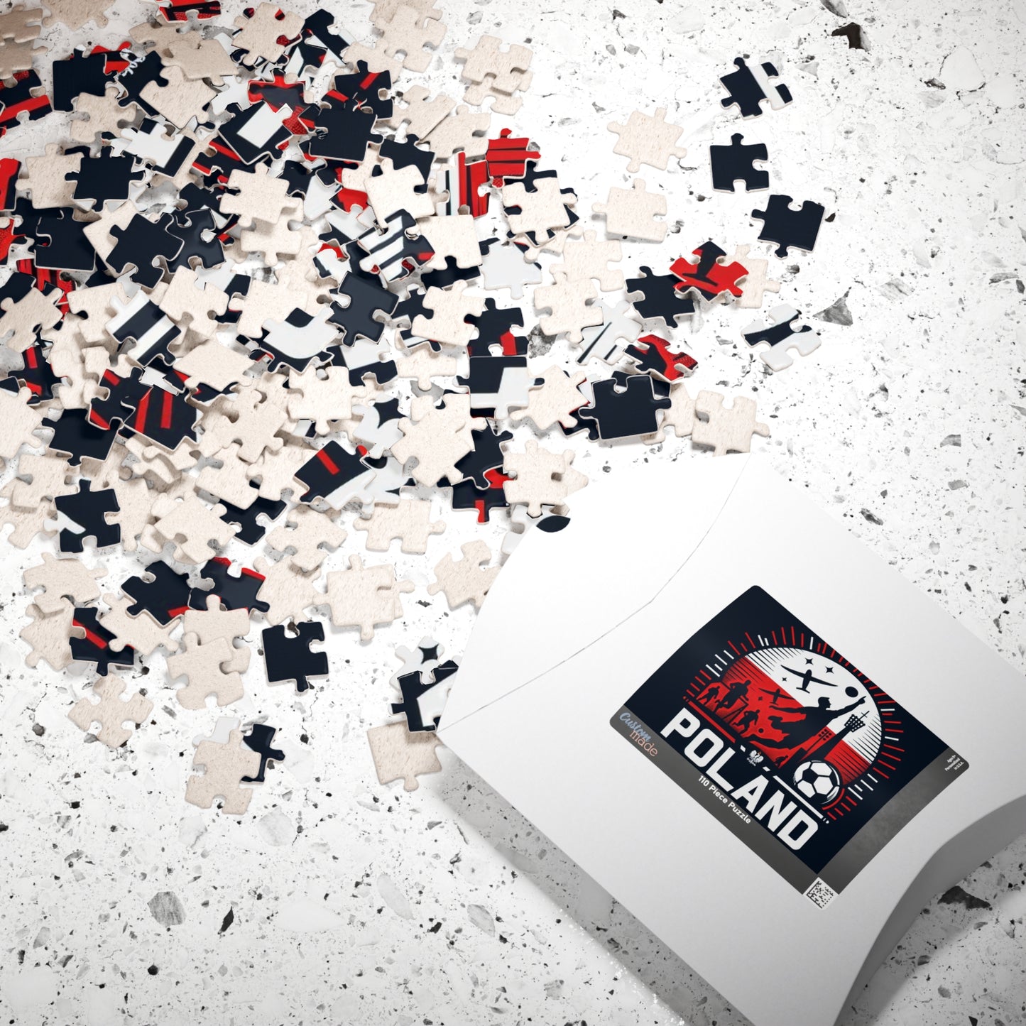 Flag Village Poland Sporting Flag Puzzle (110, 252, 520, 1014-piece) POL0006