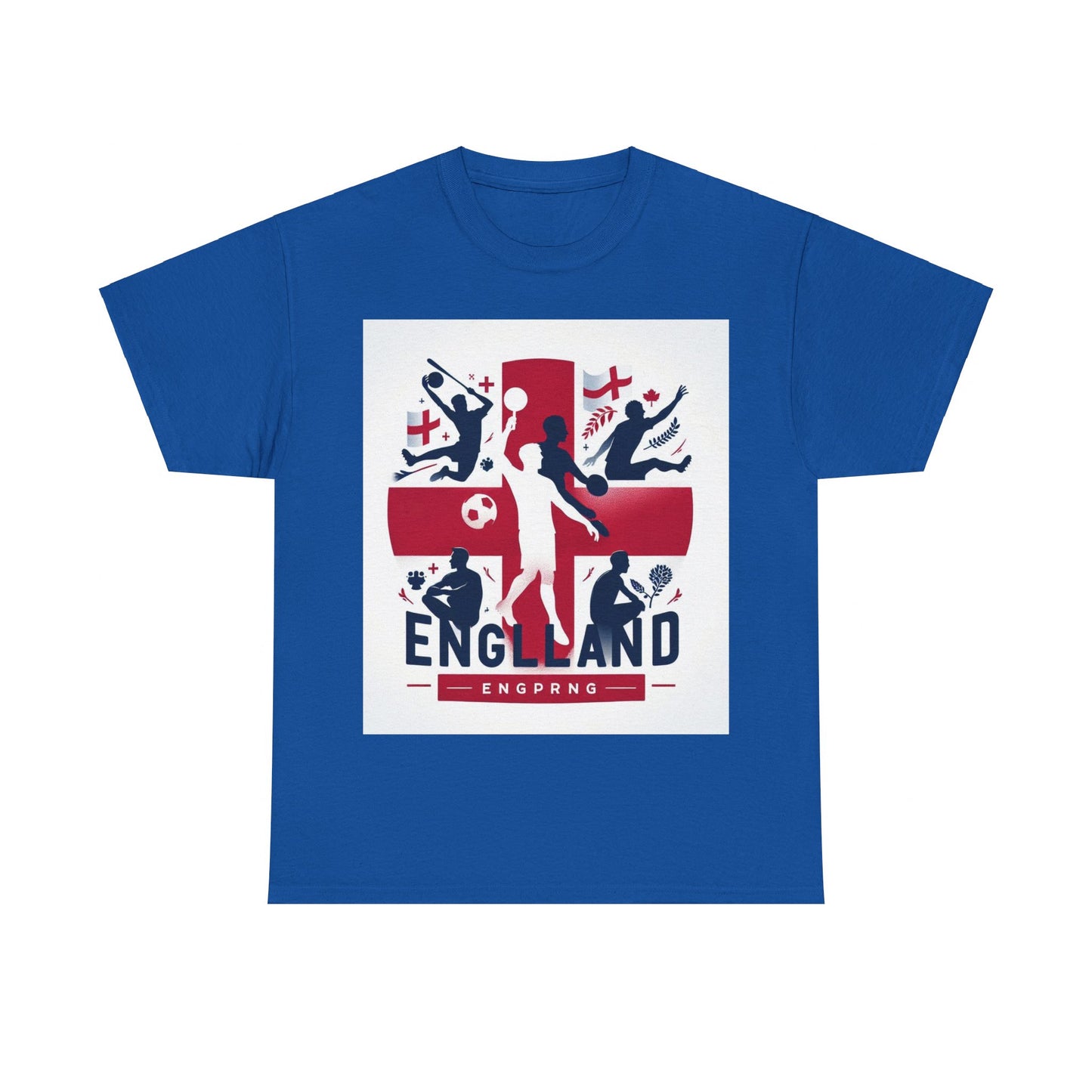 Flag Village England Sporting Flag T-SHIRT Heavy Cotton Tee GBR0009