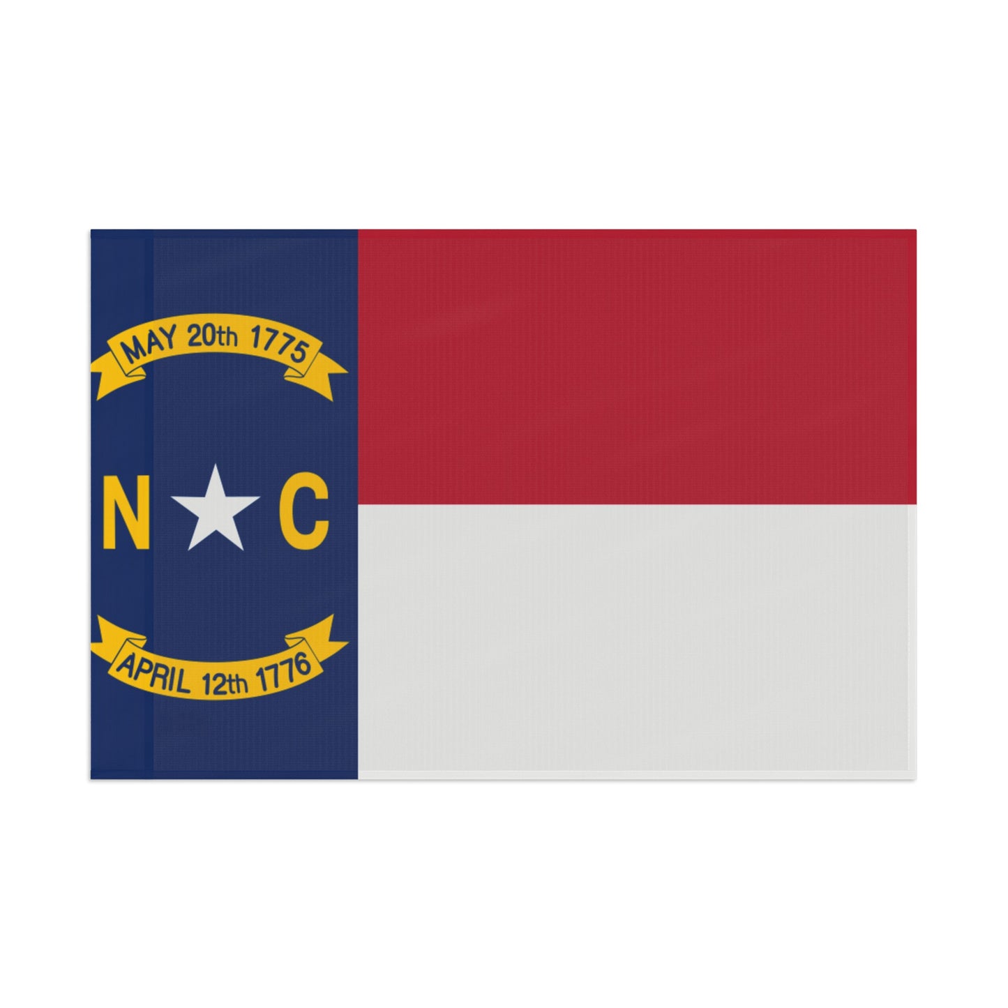 Flag Village USA North Carolina State Flag 18" x 12" / 36" x 24" / 60" x 36"
