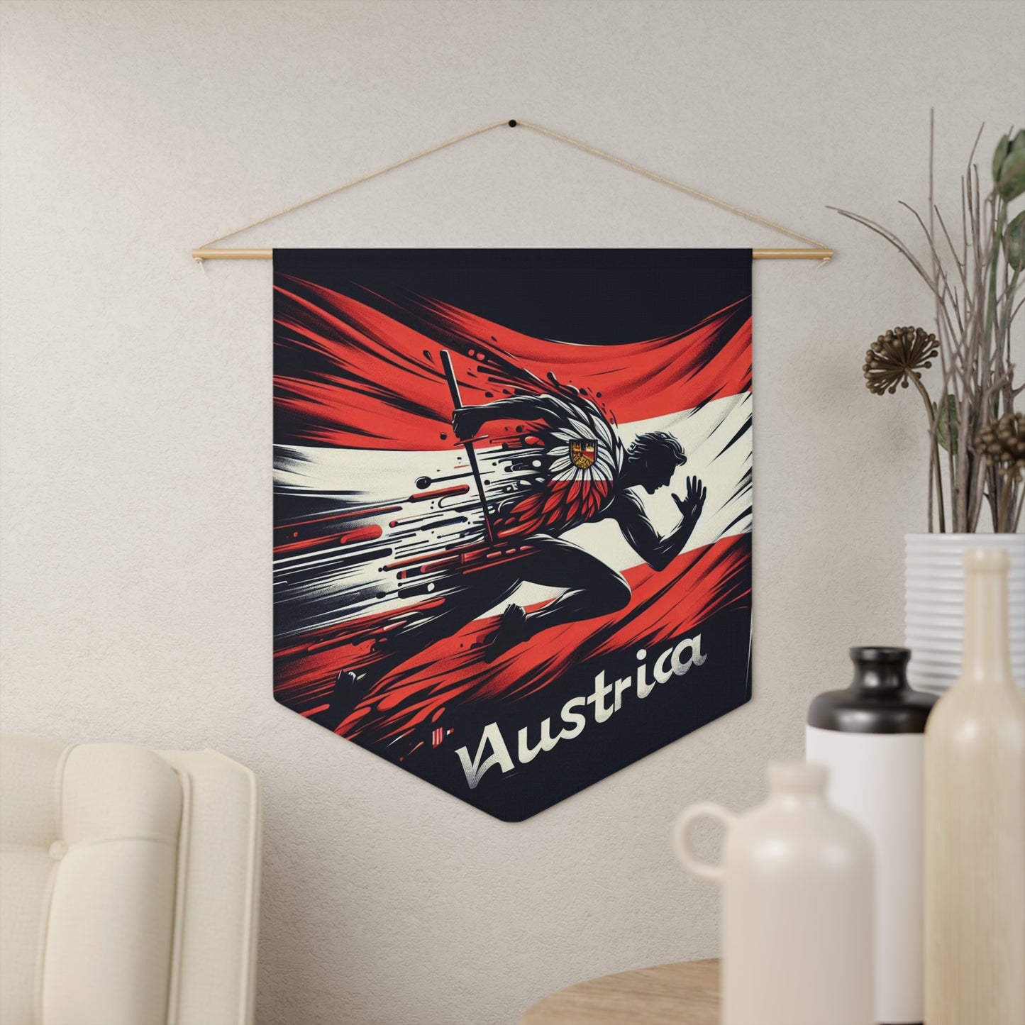 Flag Village Austria Flag Pennant Sporting Home Wall decoration AUT0002