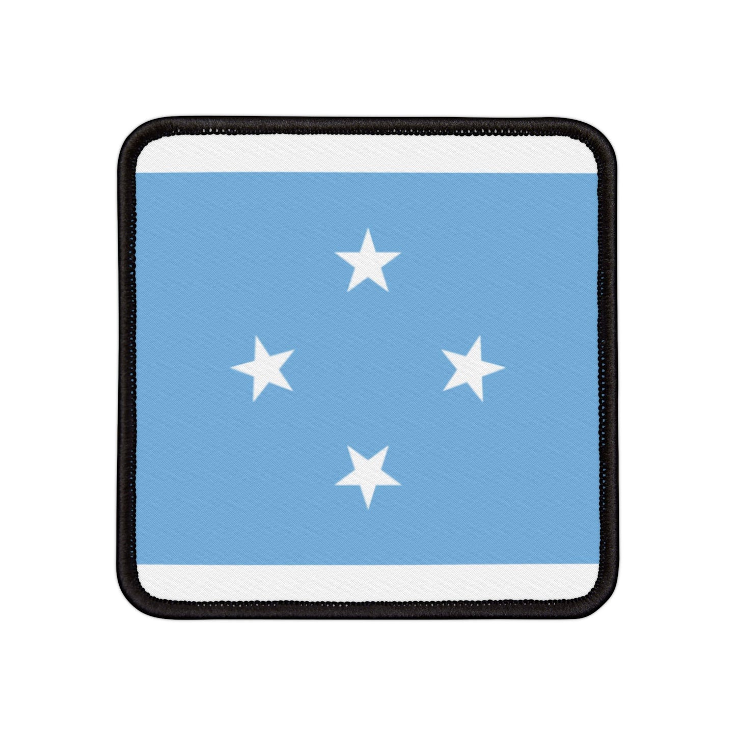 Flag Village Micronesia Flag Embroidery Iron-On Patches